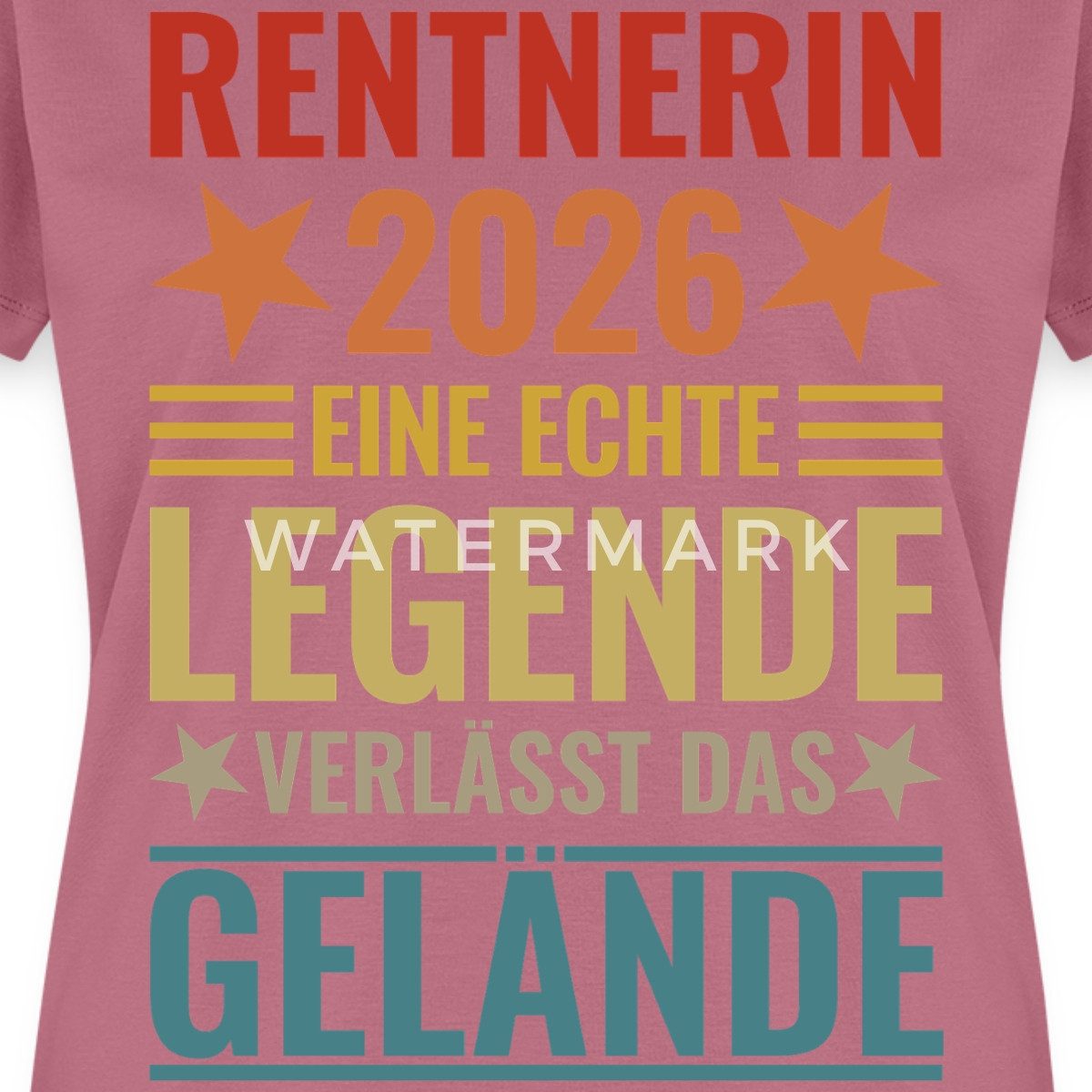 Spreadshirt T-Shirt Rentnerin 2026 Echte Legende verlässt das Gelände Fraue günstig online kaufen