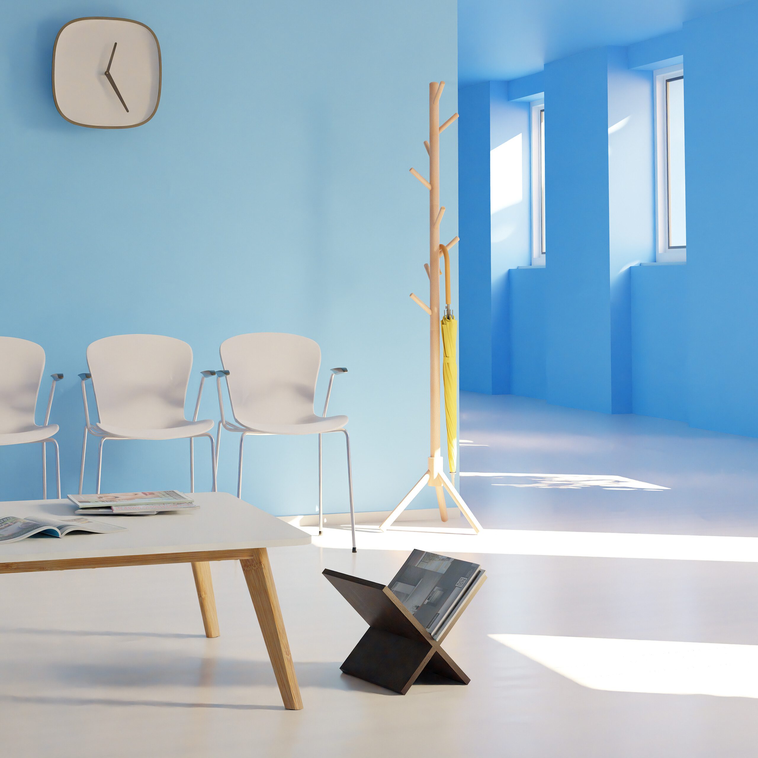 relaxdays Zeitungsständer aus Holz im X Desig (1 St) günstig online kaufen