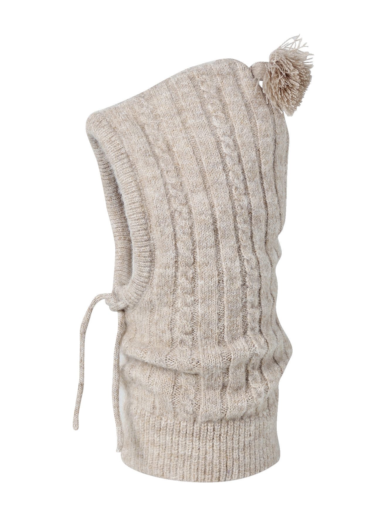 vertbaudet Beanie Mädchen Schalmütze aus Zopfstrick