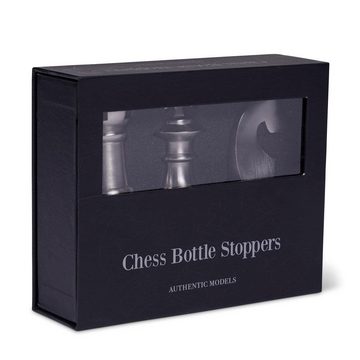 AUTHENTIC MODELS Weinflaschenöffner AUTHENTHIC MODELS Korkverschluss Chess Bottle Stopper Set (3-tlg)