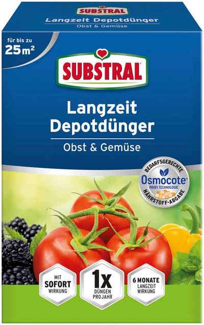 Substral Spezialdünger »Langzeit Depotdünger«, Granulat, für Obst und Gemüse, 750 g