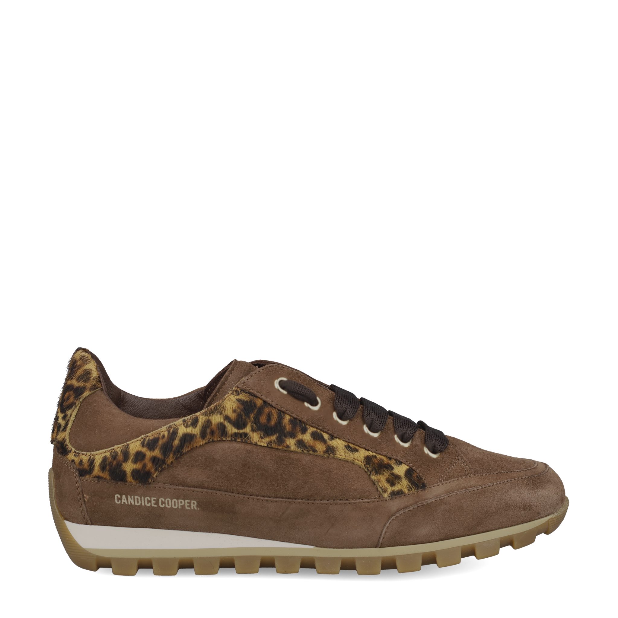 Candice Cooper RUNLO FLASH, Sneaker, Braun / Leo-Look, Damen Sneaker