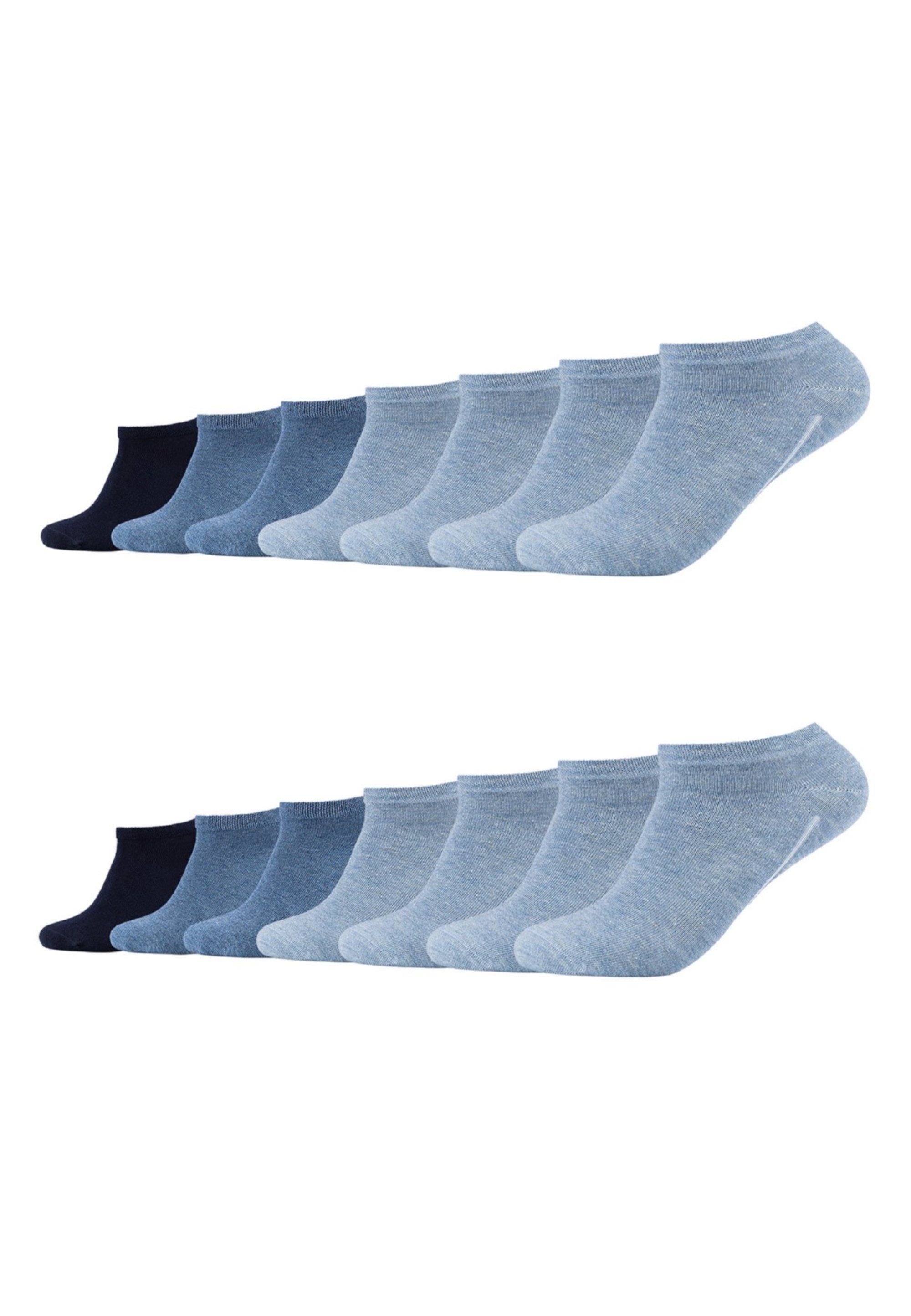 Camano Socken ca-soft (14-Paar) mit weichem Komfortbund blau, denim