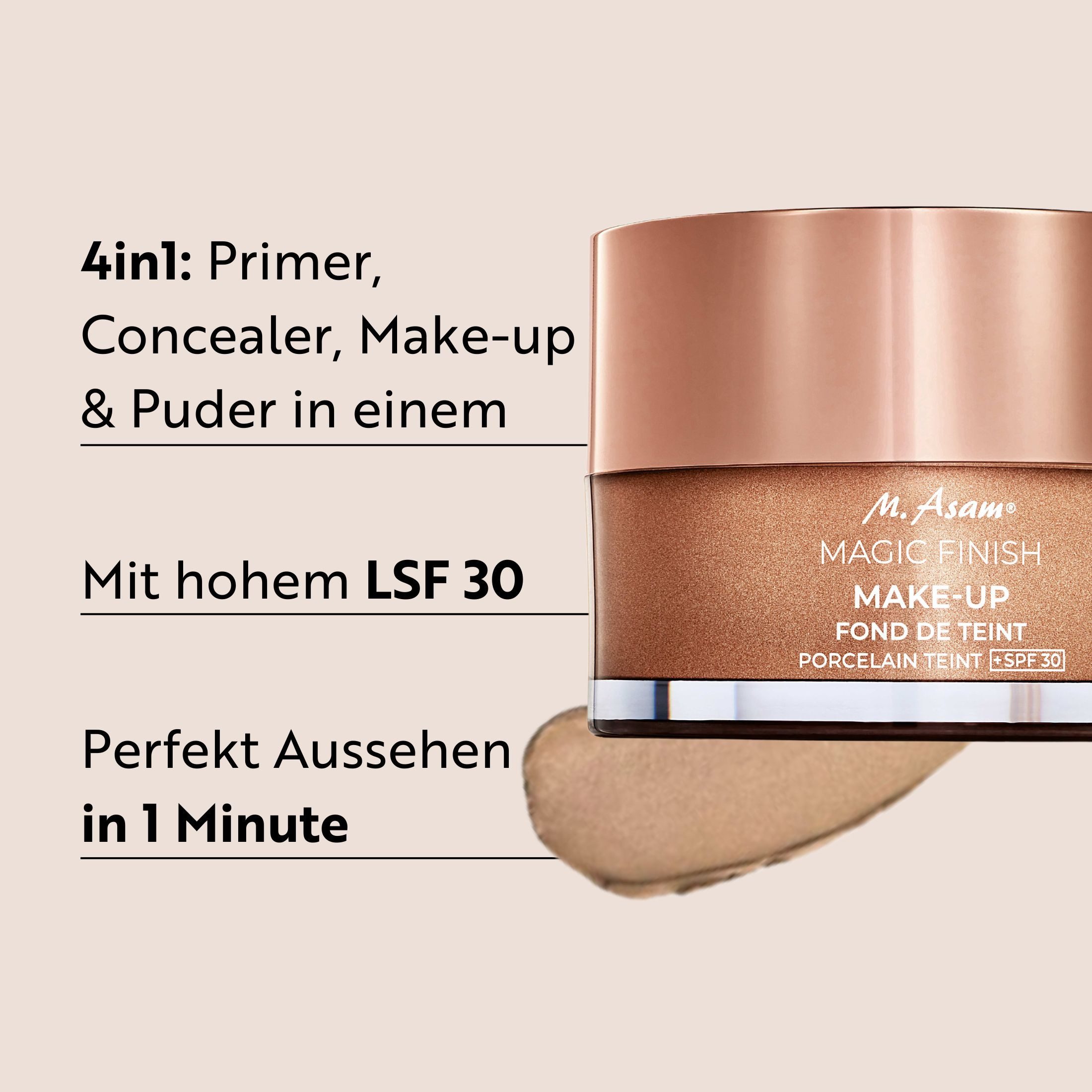 M. Asam Make-up Magic finish Make up Porcelain teint, 1-tlg.