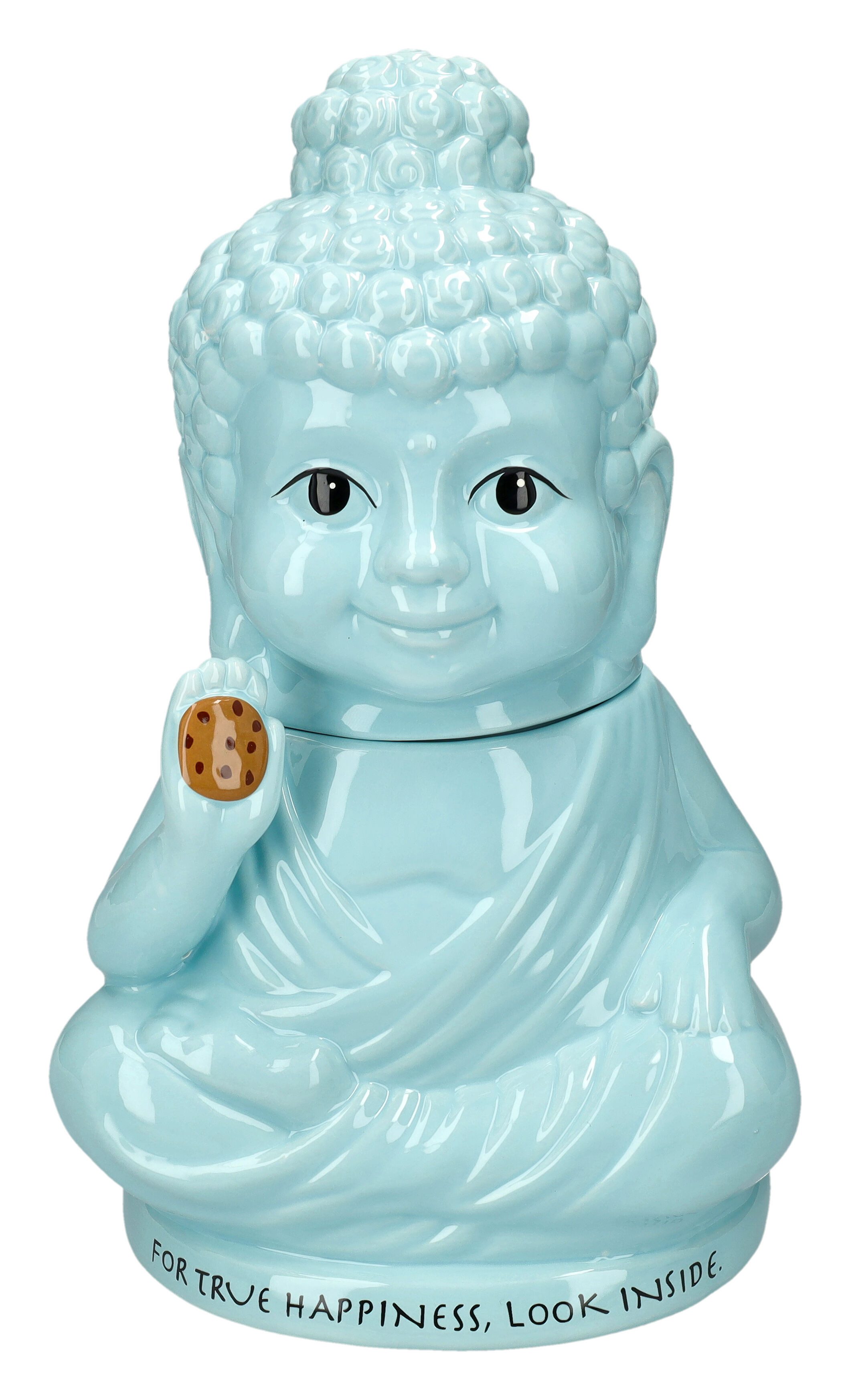 Figuren Shop GmbH Keksdose Keksdose - Glücklicher Buddha - Mythologie Aufbewahrung Dekofigur Deko, Keramik