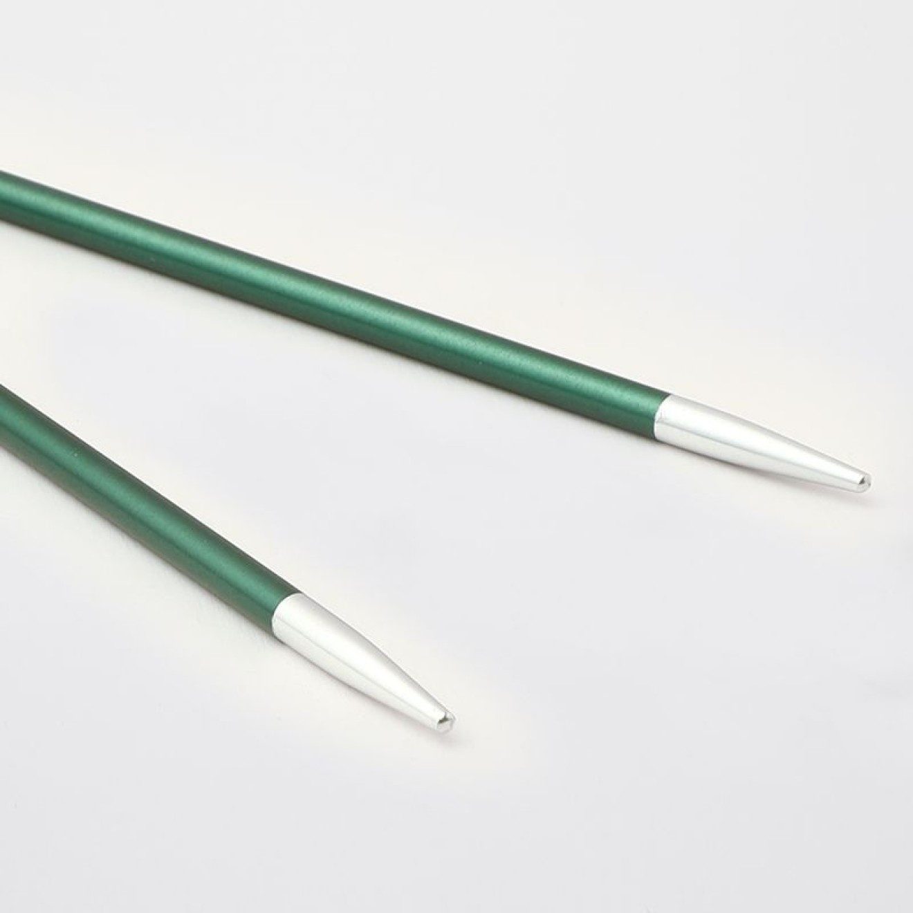 KnitPro Rundstricknadeln auswechselbare Nadelspitzen ZING 3,00 mm 115 mm jade 1 Paar