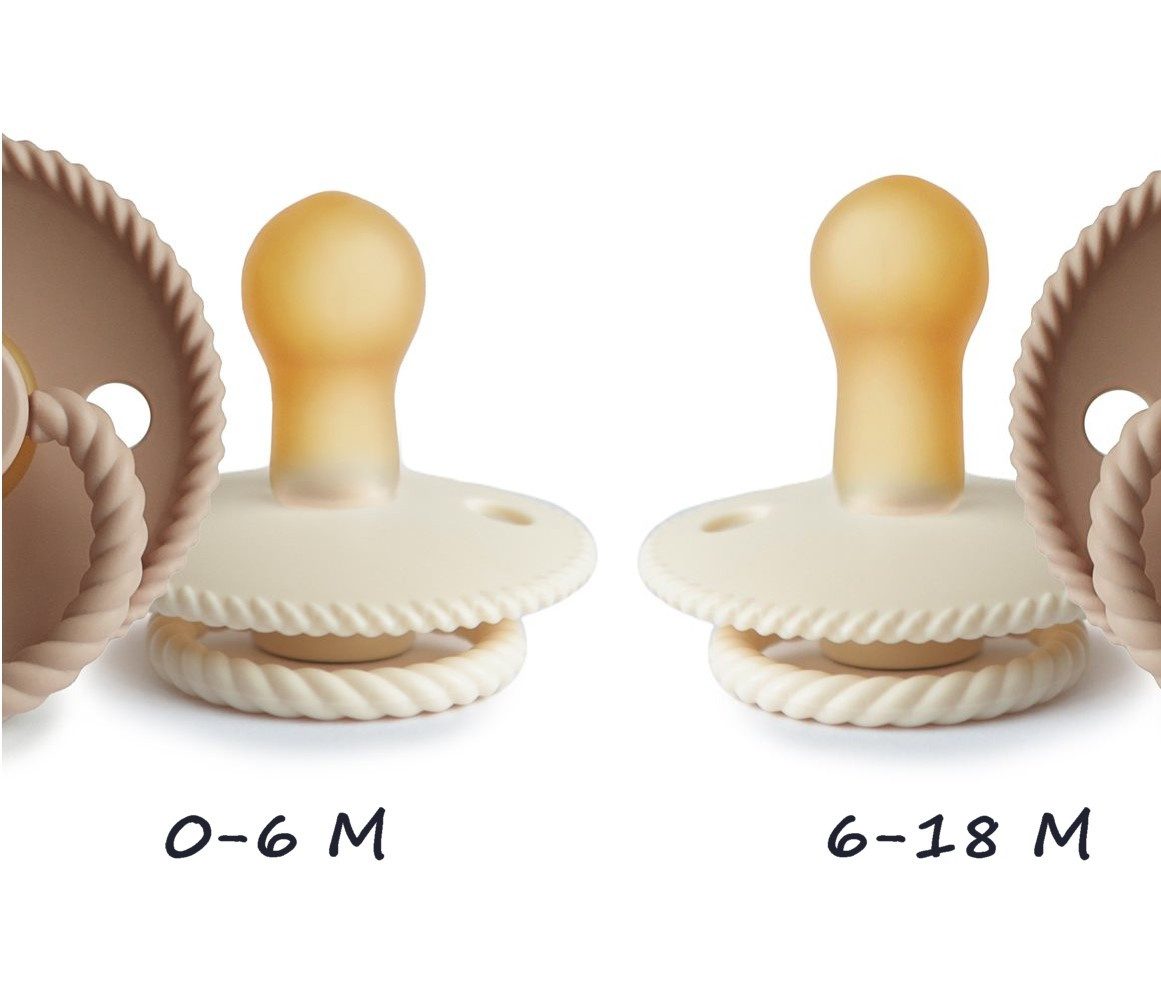 Frigg Schnuller Rope Latex Beruhigungssauger mit rundem Kirschform Saugteil