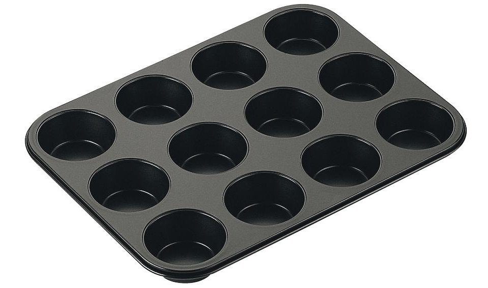Backblech Zenker Muffinform BlackMetallic für 12 Stück 35 x
