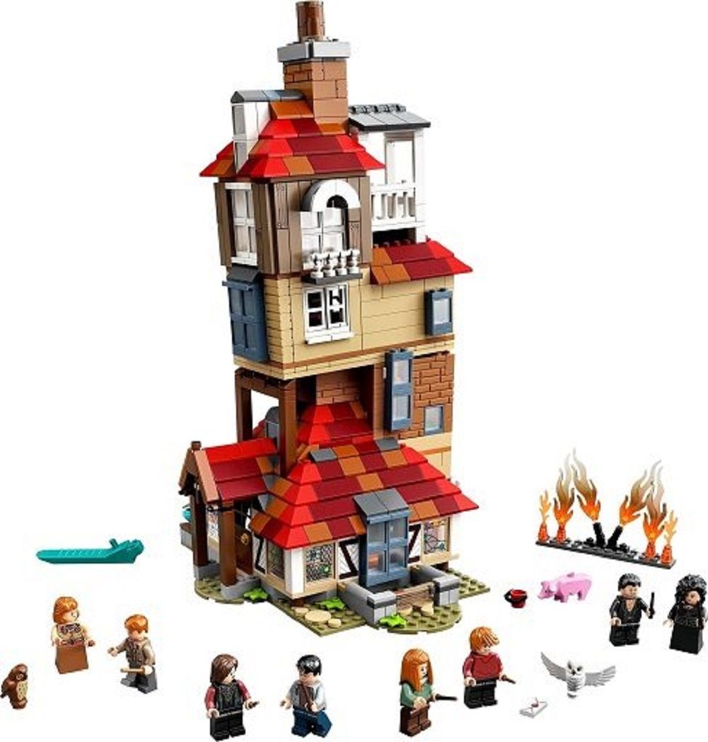 LEGO® 75980 Harry Potter Angriff auf den Fuchsbau Bausatz für Kinder Konstruktions-Spielset, (1047 St)