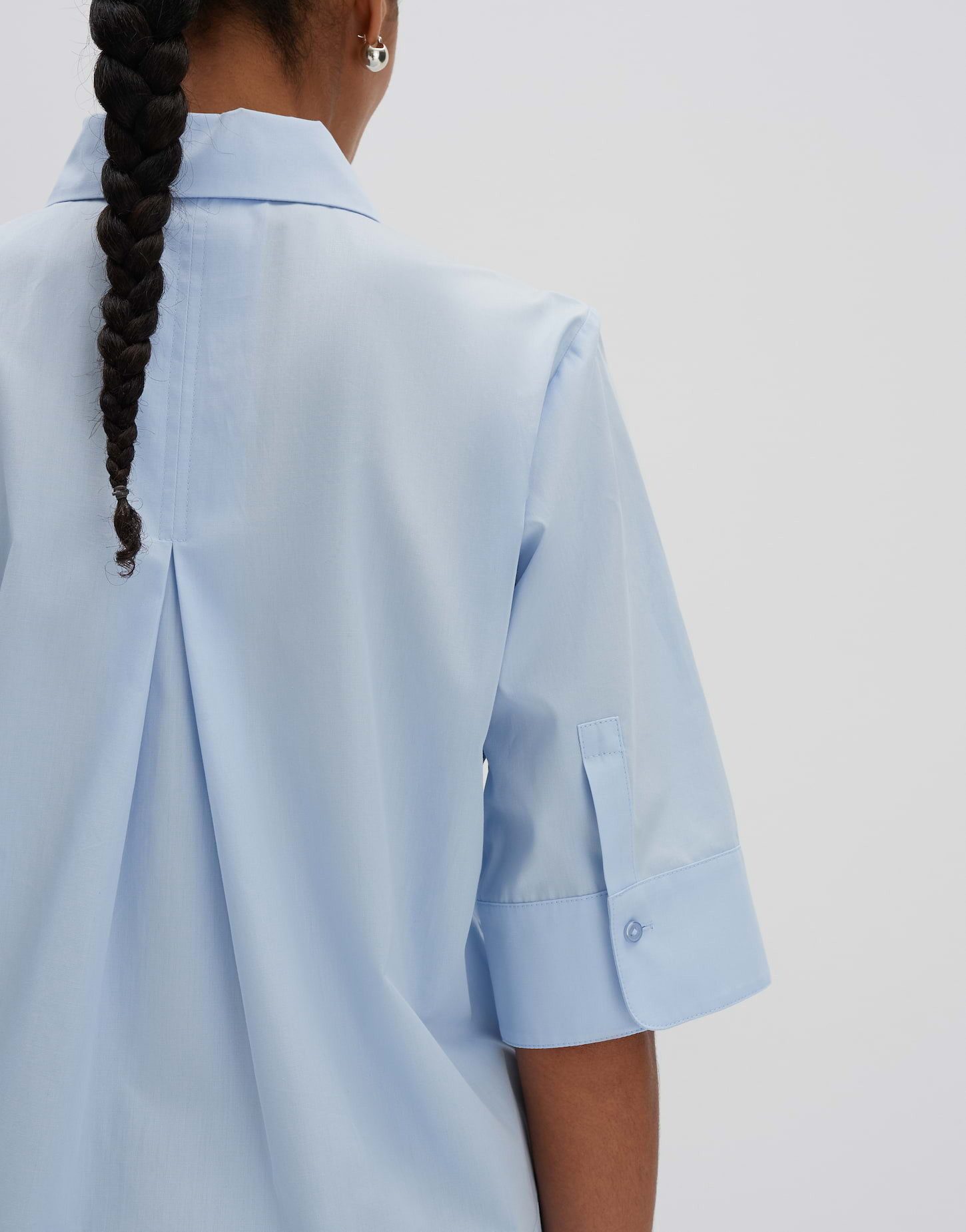 someday Hemdbluse ZARBA BUTTON UP Regular aus Baumwollpopeline