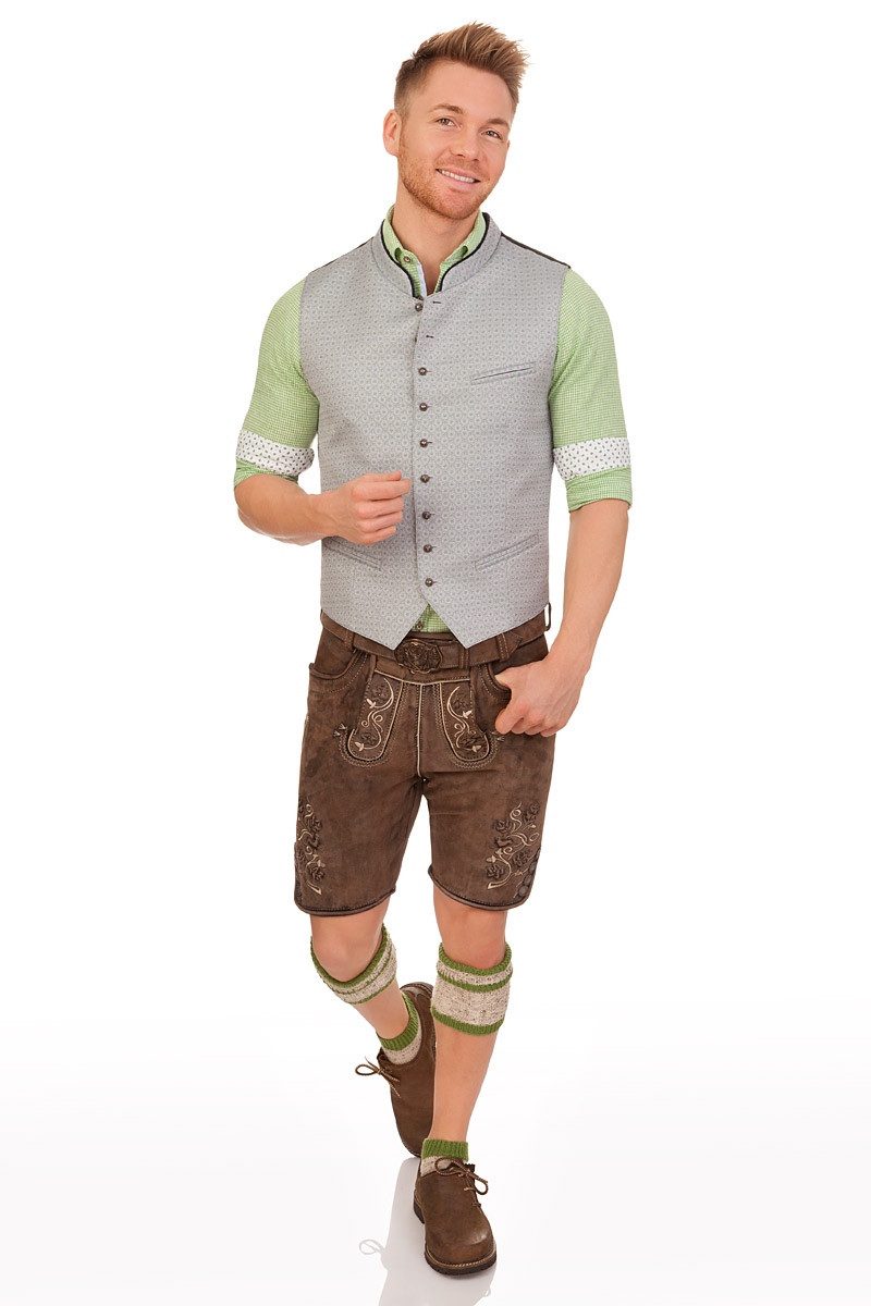 Hammerschmid Trachtenweste Trachtenweste - PATRICK - eisblau, schilf