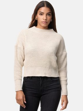 Elara Strickpullover Elara Damen Strickpullover Runderkragen (1-tlg)