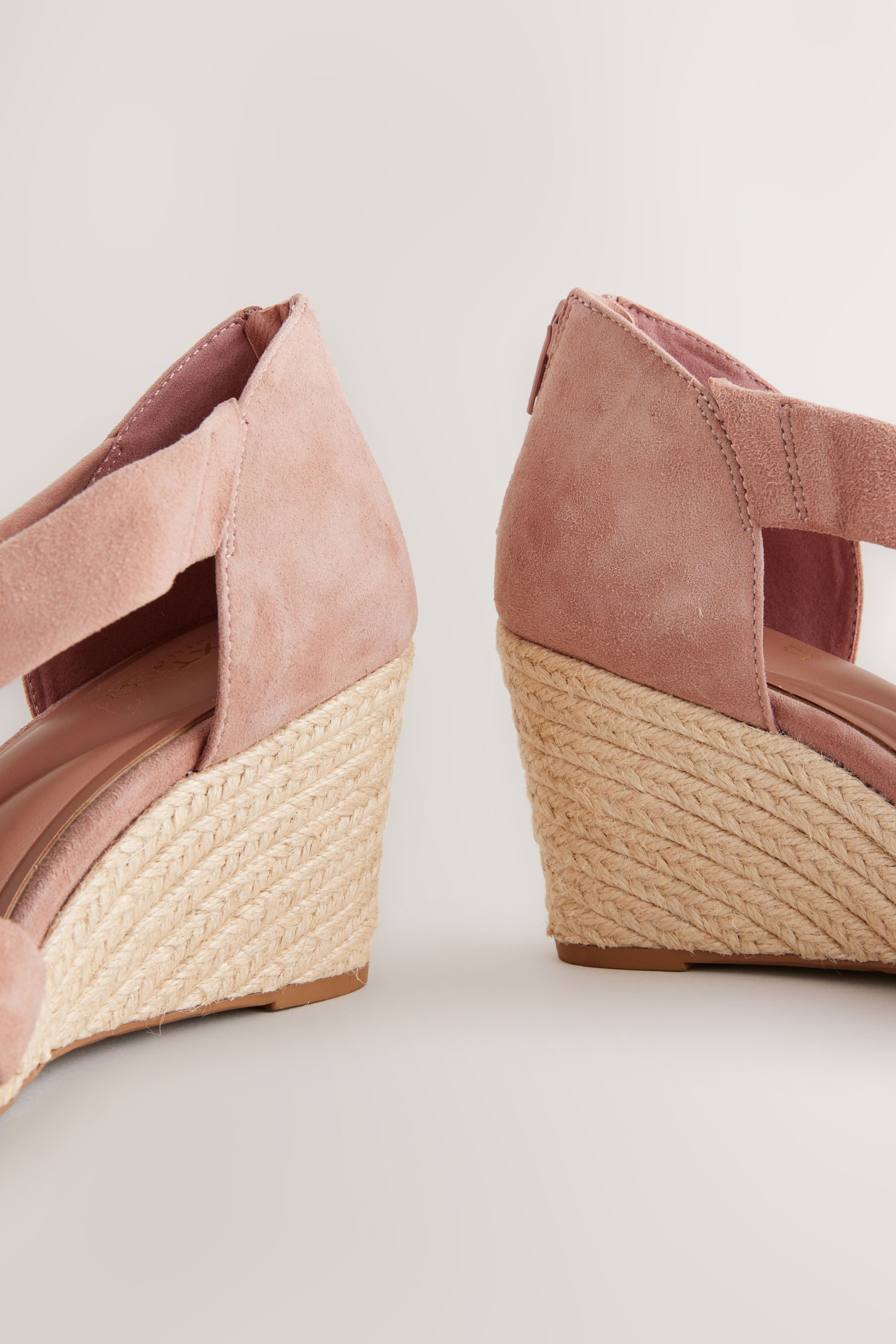 Next Forever Comfort® Espadrilles-Wedges, Premium-Leder Keilpumps