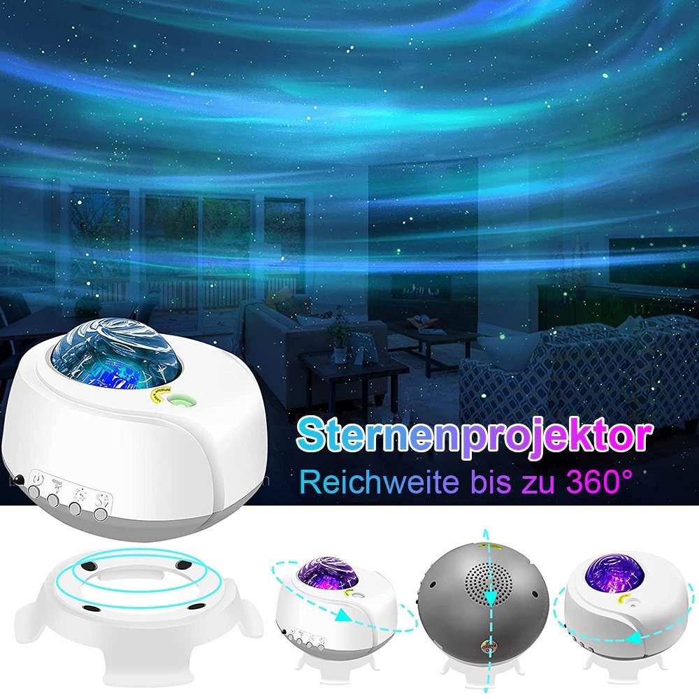 Sternenhimmel LED-Sternenhimmel LED Weiß-USB Sternenlicht MUPOO Fernbedienung Timer Projektor,Galaxie Projektor lampe, und mit