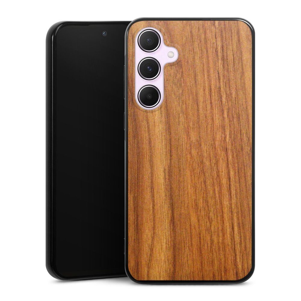 DeinDesign Handyhülle Holzoptik Lärche Holz Lärche, Samsung Galaxy A55 5G Silikon Hülle Bumper Case Handy Schutzhülle