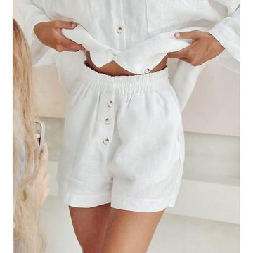AFAZ New Trading UG Pyjama Hemdpyjama für Damen Schlafanzug Atmungsaktiv Kleidung Homewear