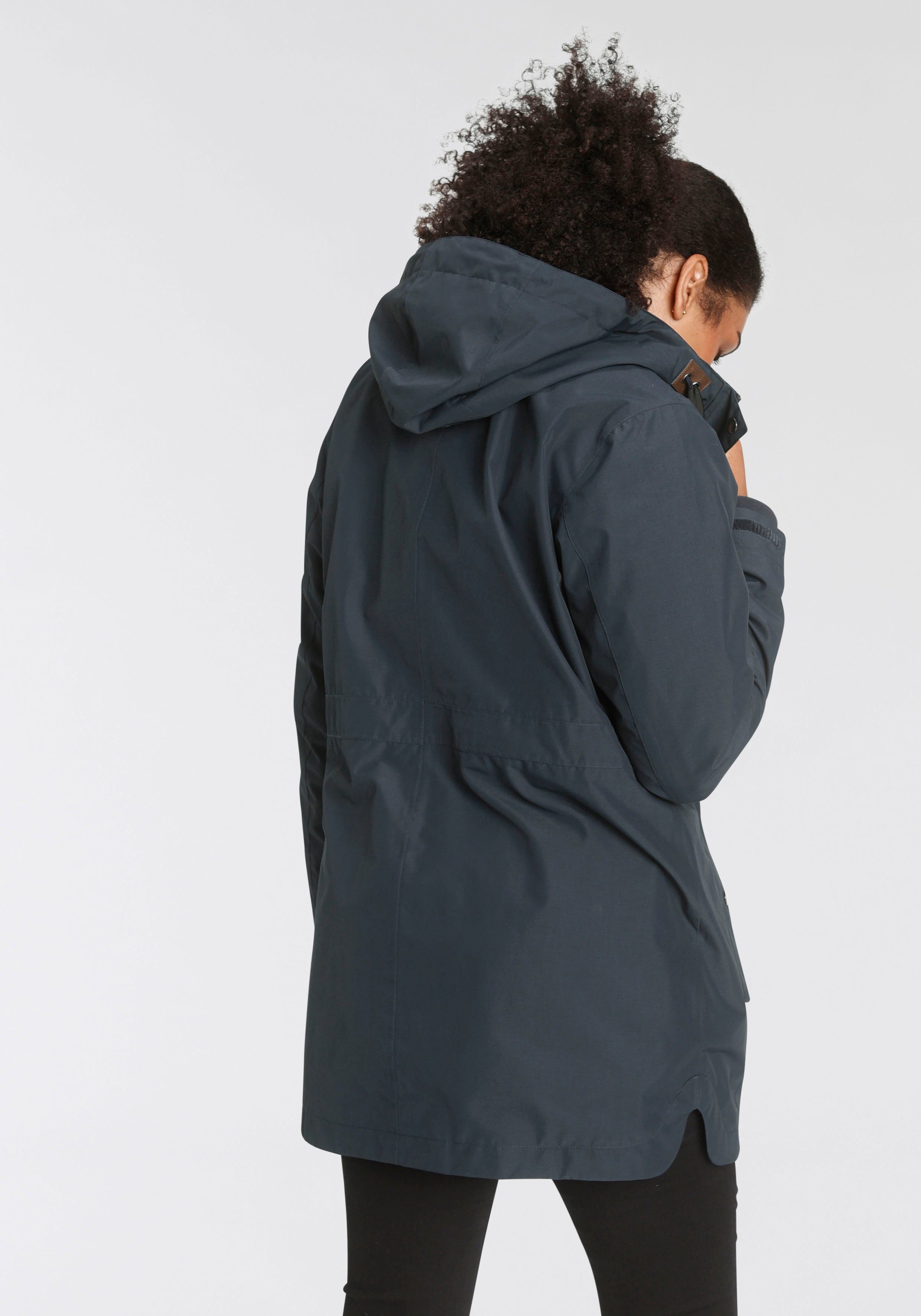 Polarino 3-in-1-Funktionsparka atmungsaktiv, winddicht, wasserdicht, mit 2- günstig online kaufen