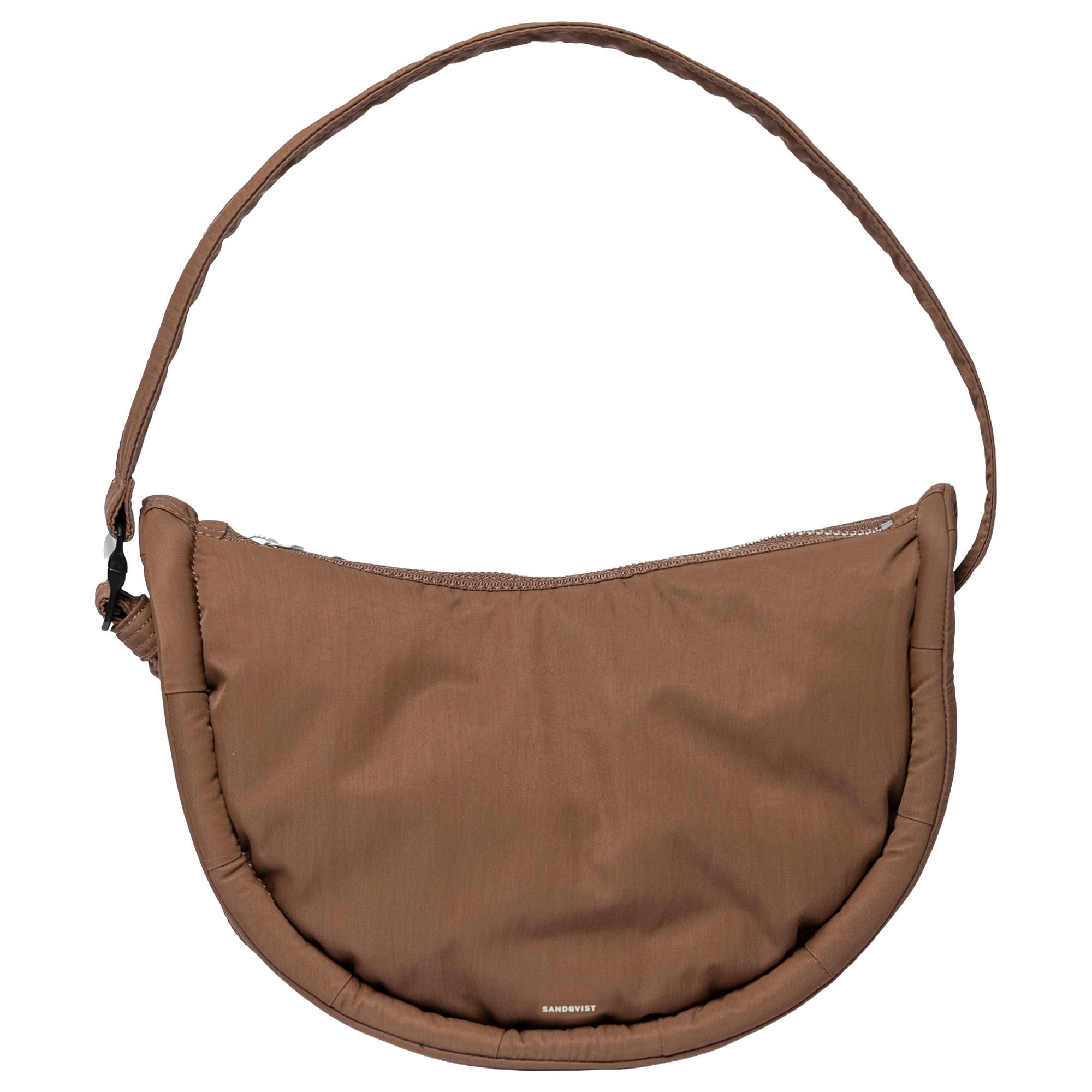 Sandqvist Umhängetasche Curve Half Moon Bag S - Umhängetasche 26 cm (dark taupe)