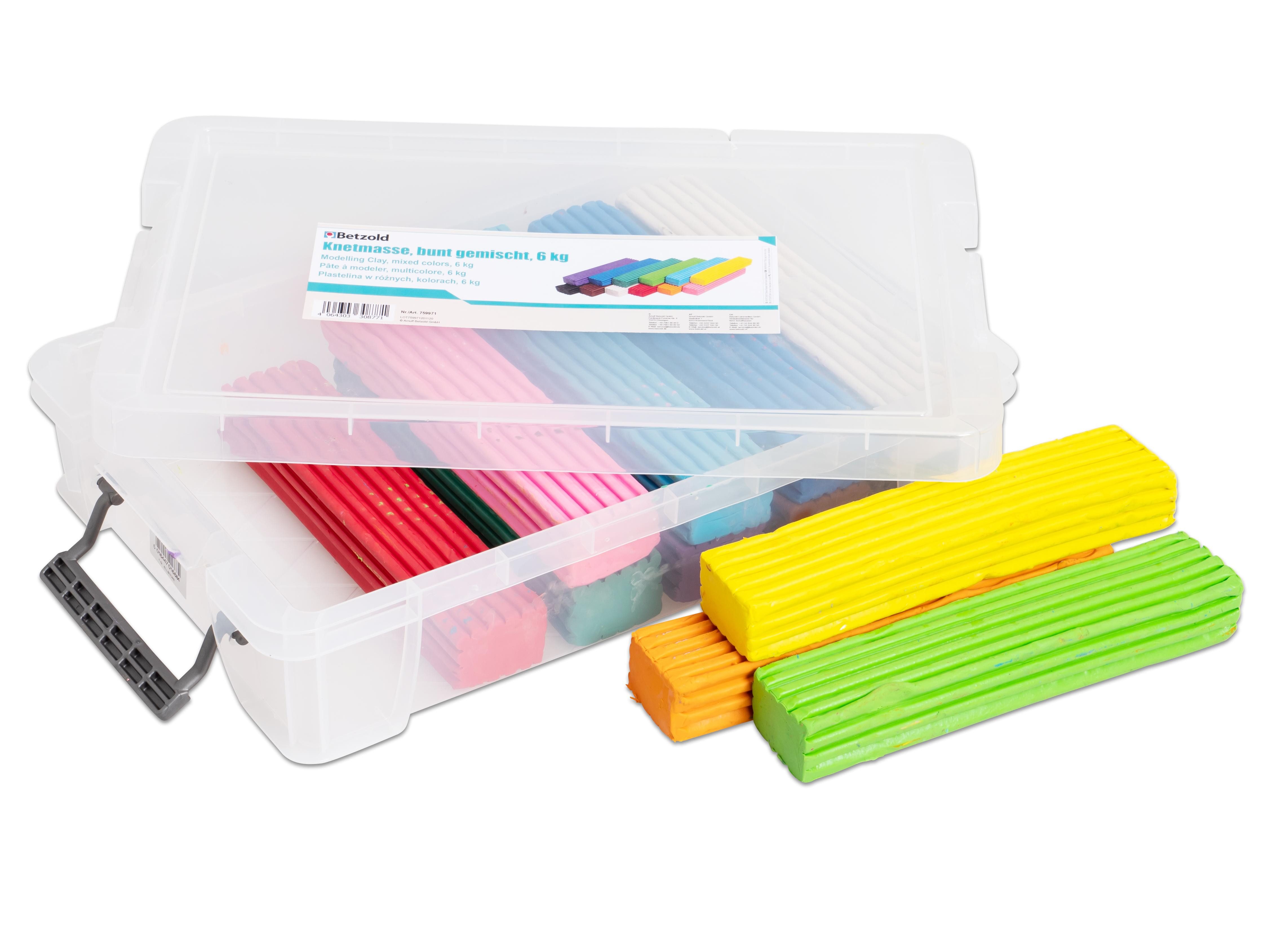 Betzold Knete Knet-Set mit 12 Farben, je 500 g