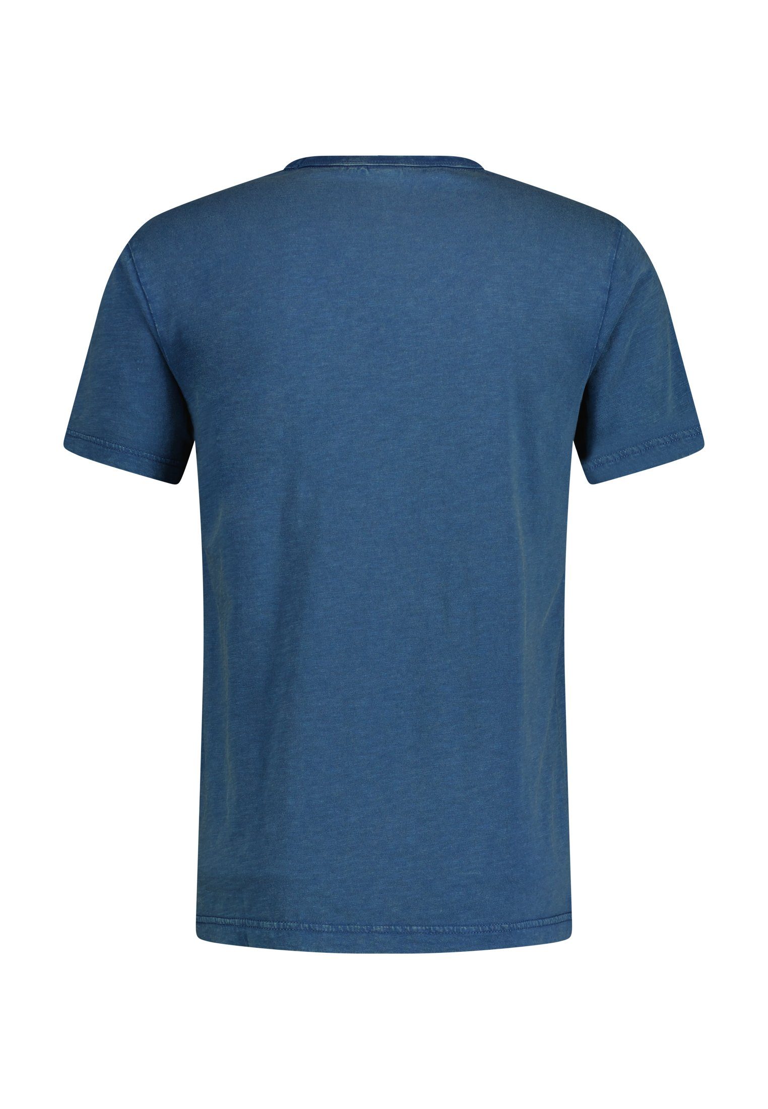 T-Shirt TRAVEL LERROS BLUE mit LERROS Frontprint T-Shirt