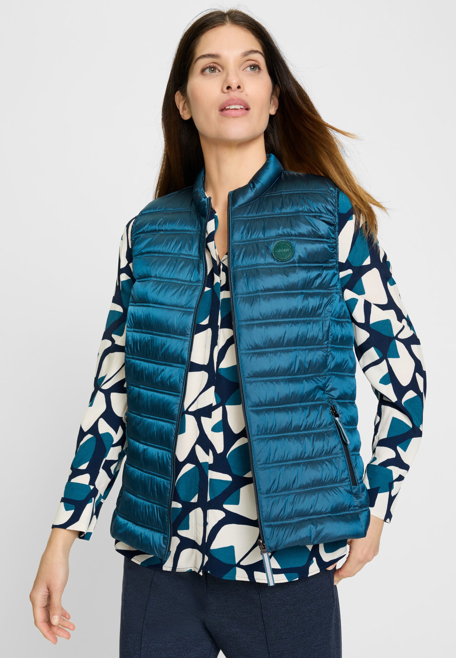 Olsen Steppweste mit Reißverschluss