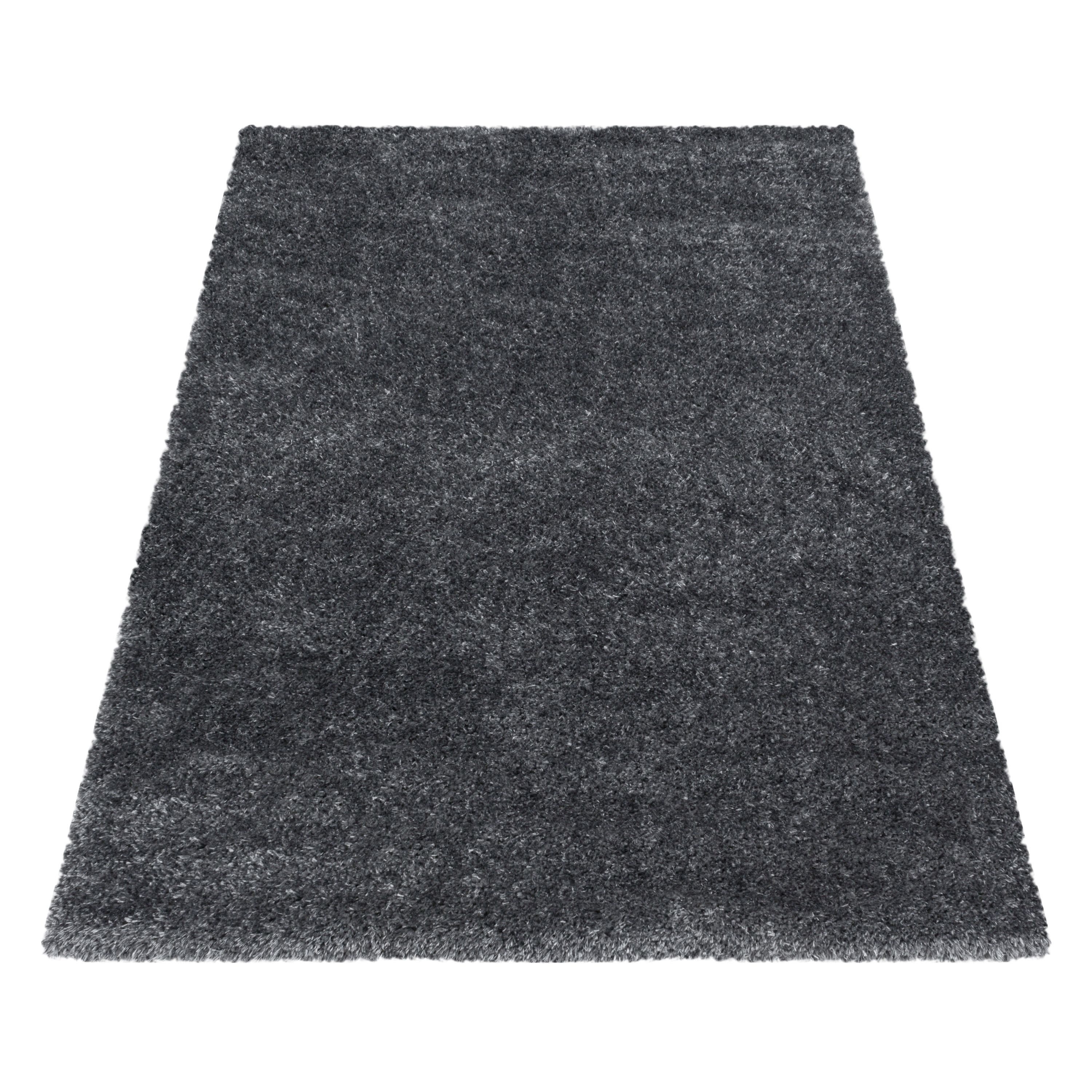 Carpettex Hochflor-Teppich Unicolor - Einfarbig, Läufer, günstig online kaufen