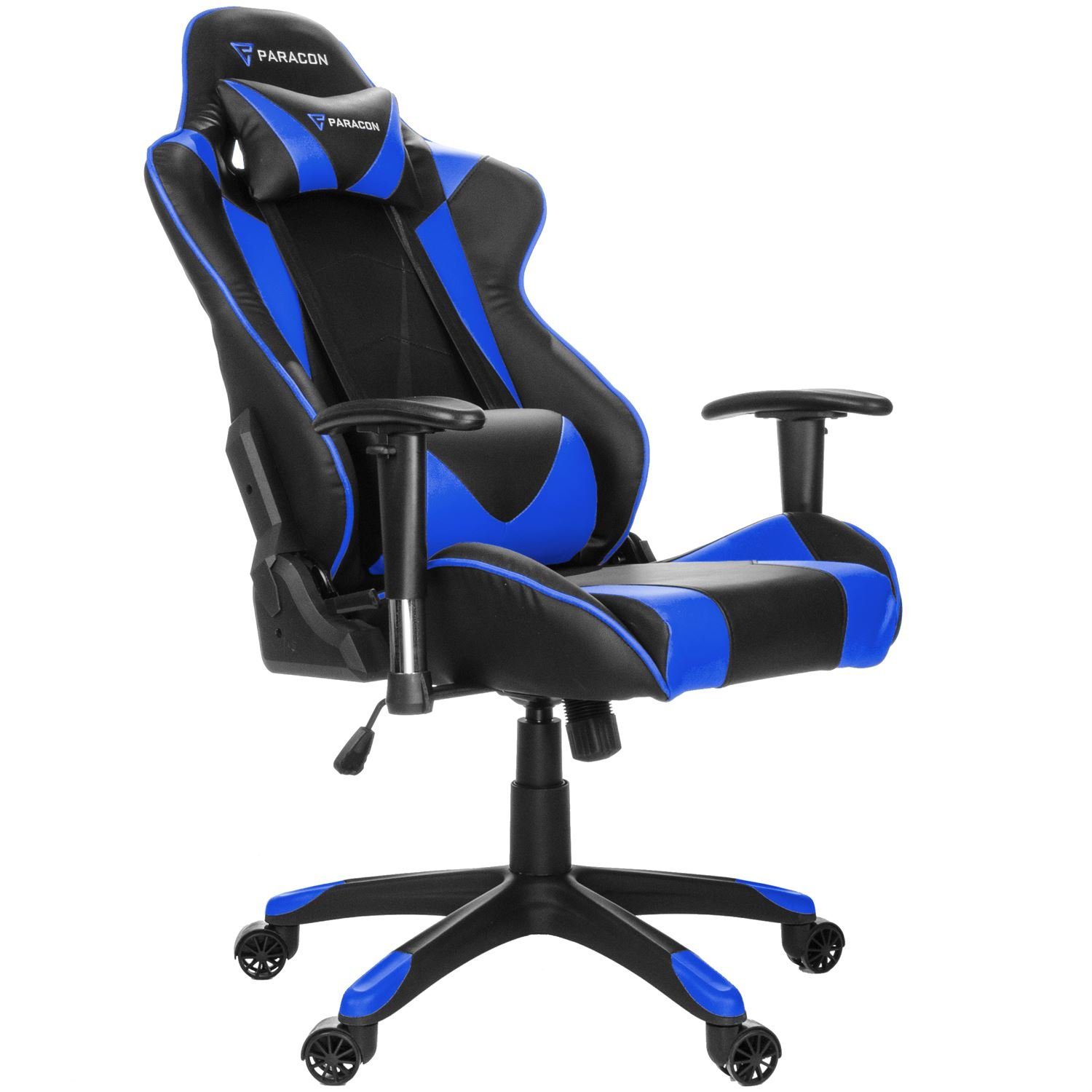 Paracon Knight und Gaming-Stuhl ebuy24 Blau Stuhl Gaming inkl. Nackenkissen
