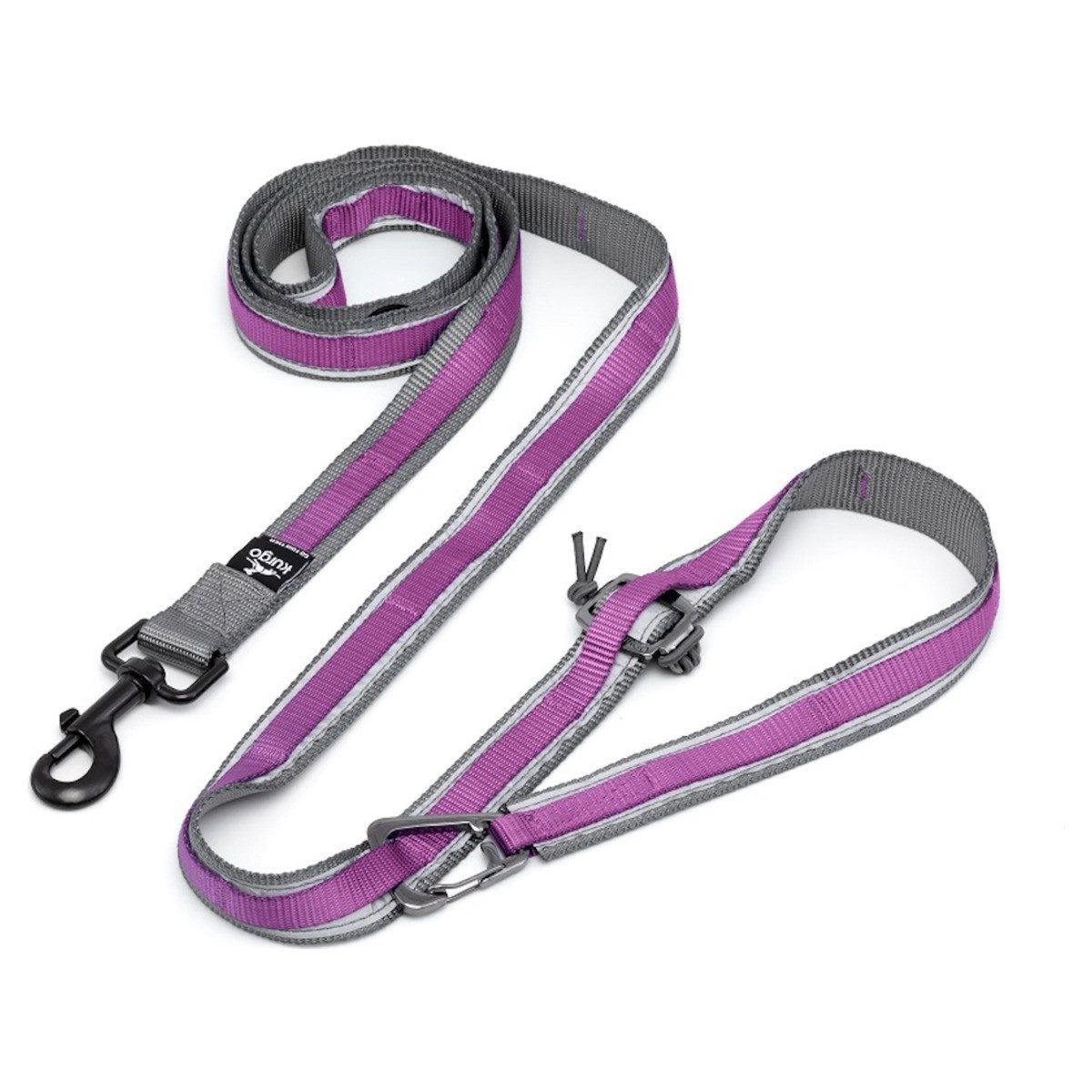 kurgo Hundeleine Leine Reflect & Protect Quantum Leash violett