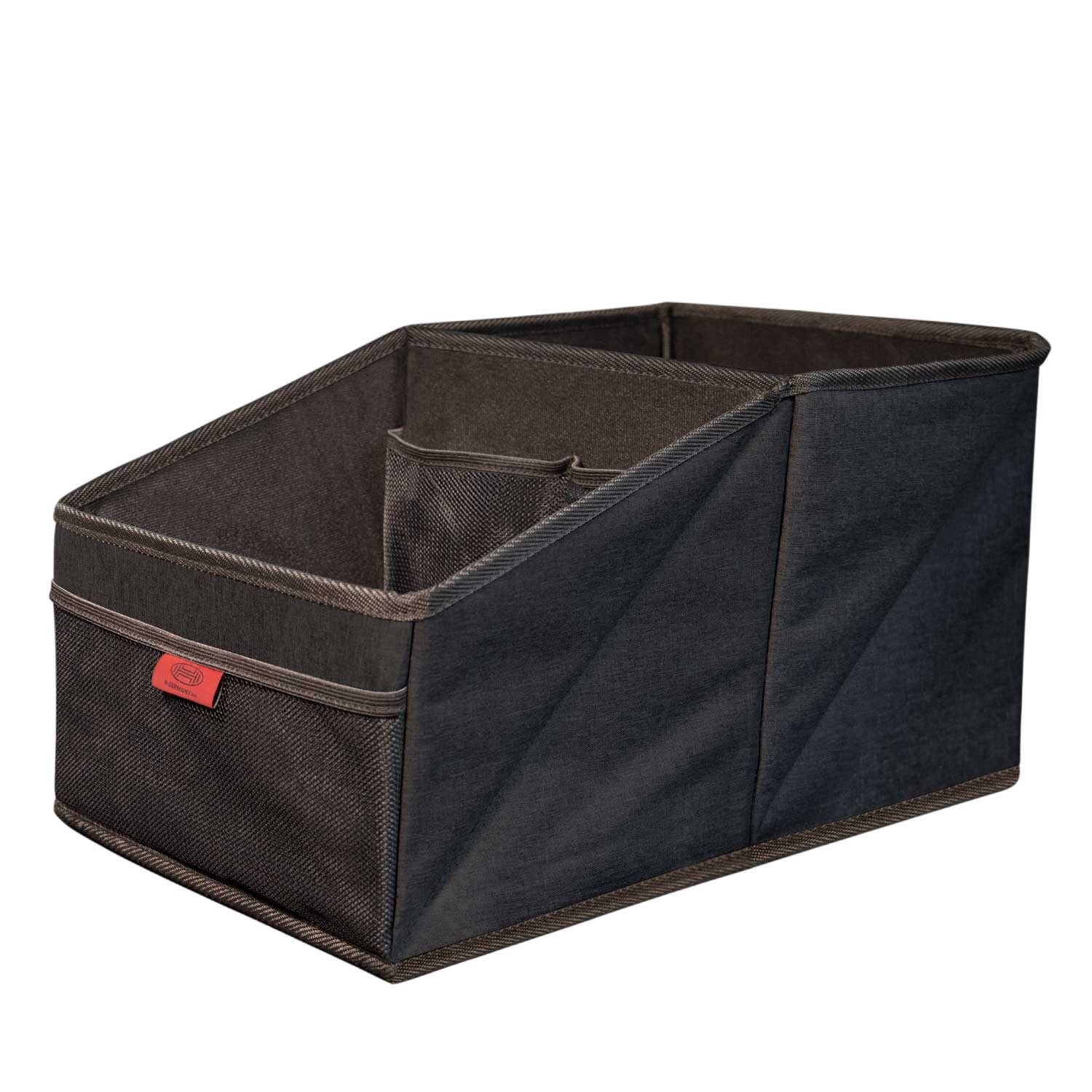 HEYNER Rücksitzorganizer Auto-Organizer Sitzaufbewahrungstasche faltbar m. Griff Getränkehalter (1-tlg)
