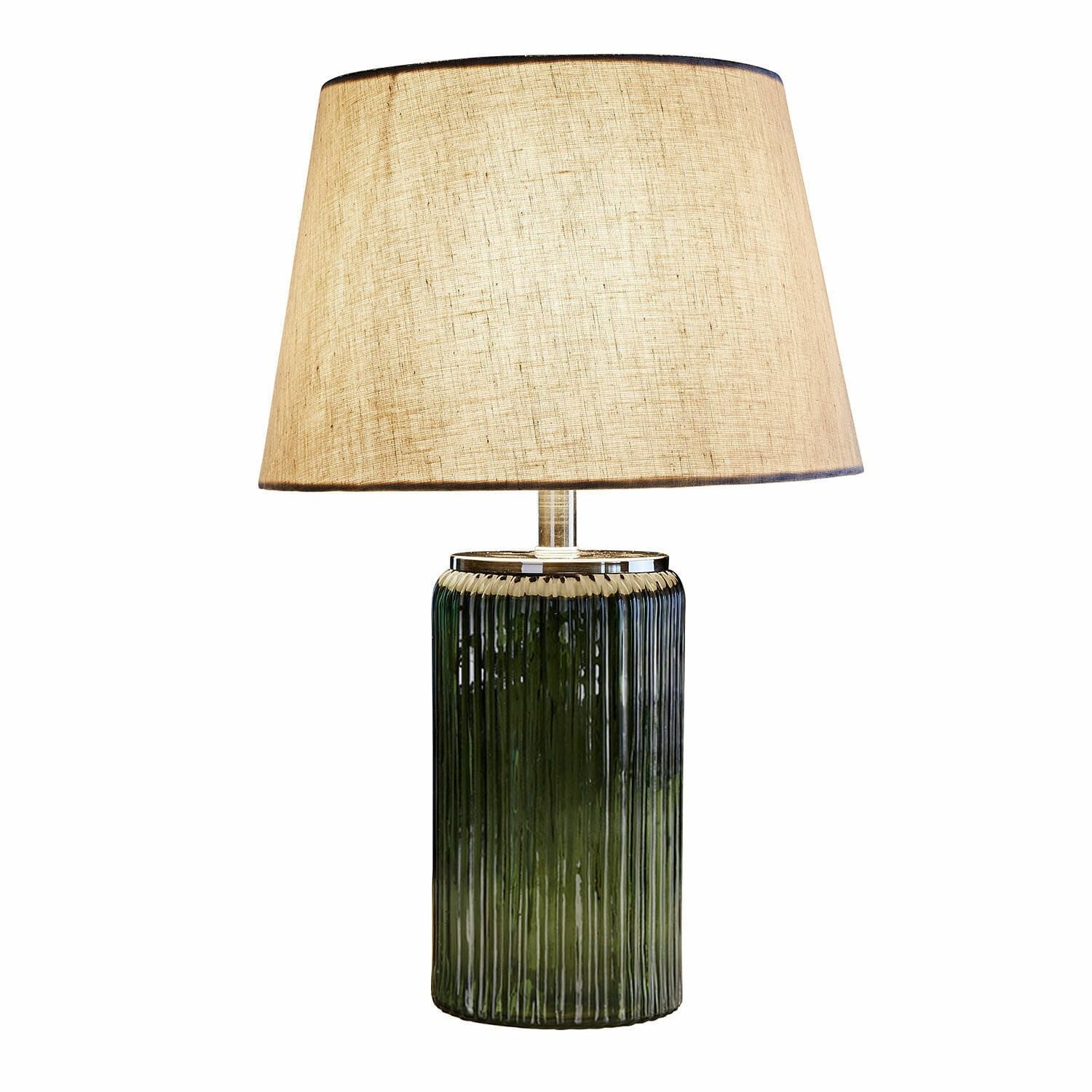 Mirabeau Tischleuchte Tischlampe Thalindor grün/creme günstig online kaufen