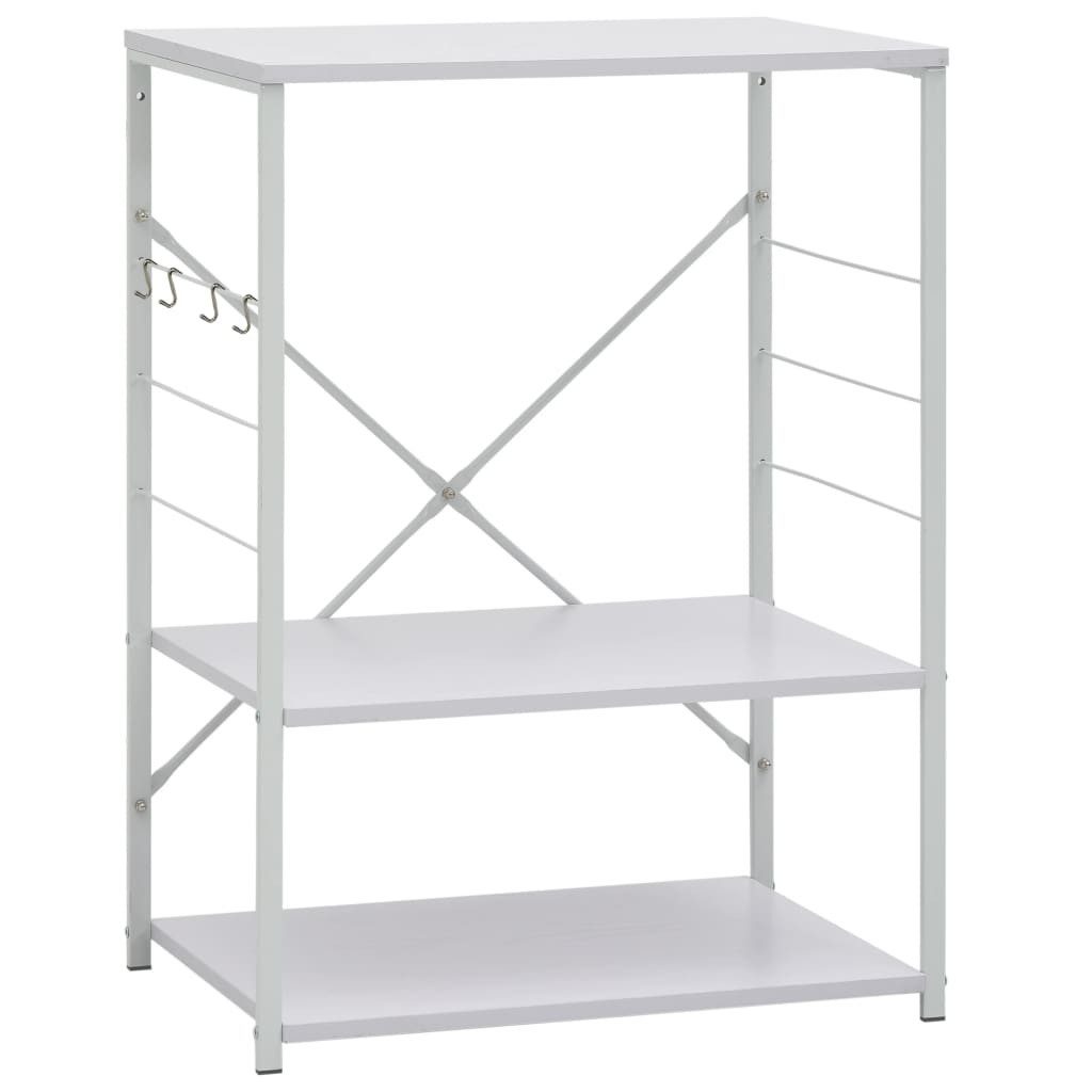 vidaXL Schubkasteneinsatz Mikrowellenregal Weiß 60×39,6×79,5 cm günstig online kaufen