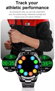 Lige BW0189 Smartwatch (1,3 Zoll), HD-IPS-Bildschirm, IP67, Fitness-Tracker, Wählen, Herzfrequenz