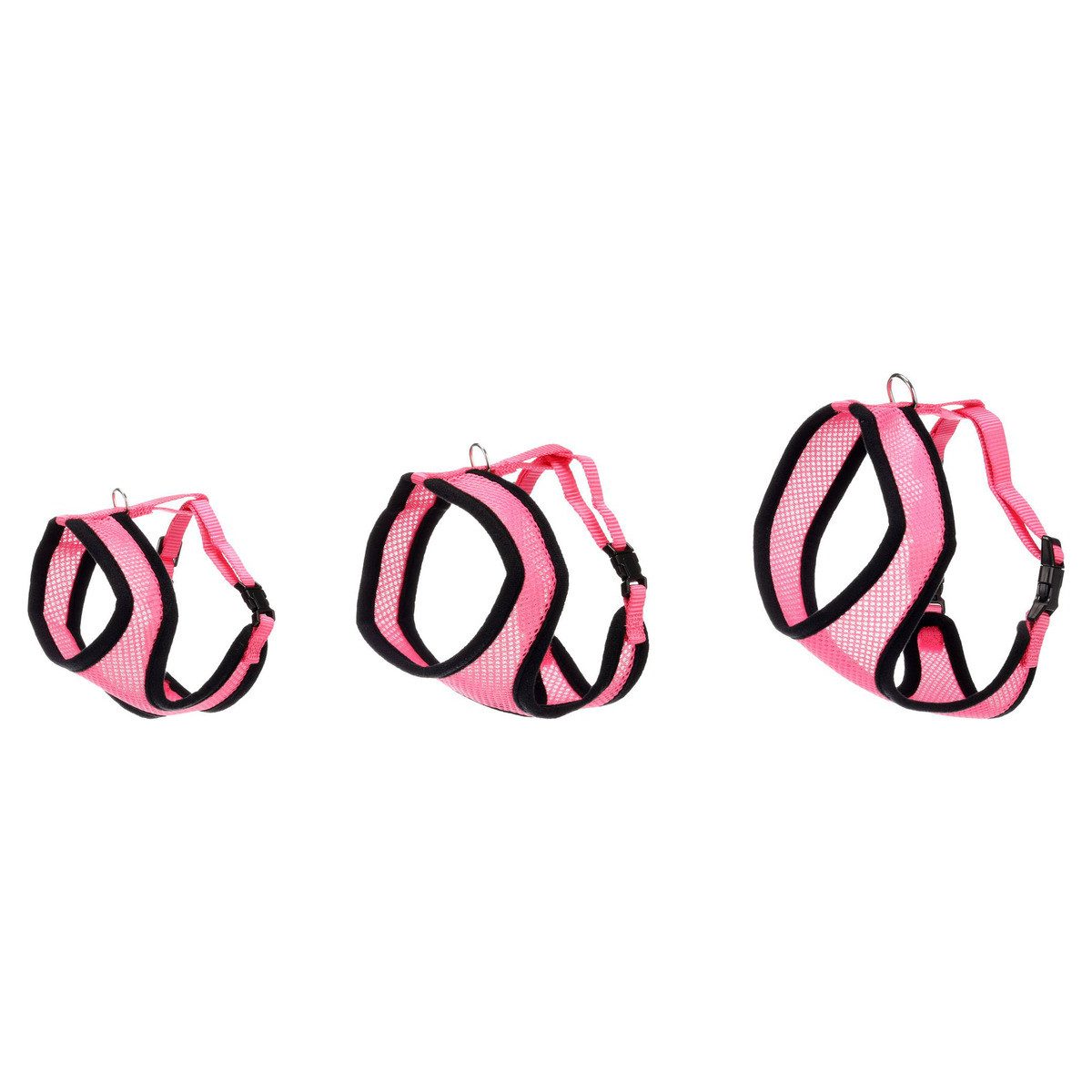 Flamingo Geschirr Harms Katzengeschirr-Set rosa/schwarz