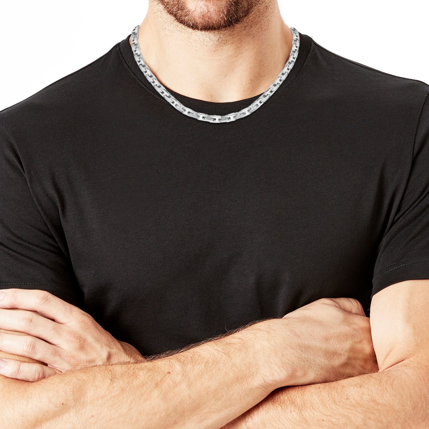 s.Oliver Edelstahlkette s.Oliver Collier für Herren, Edelstahl (Collier, 1- günstig online kaufen