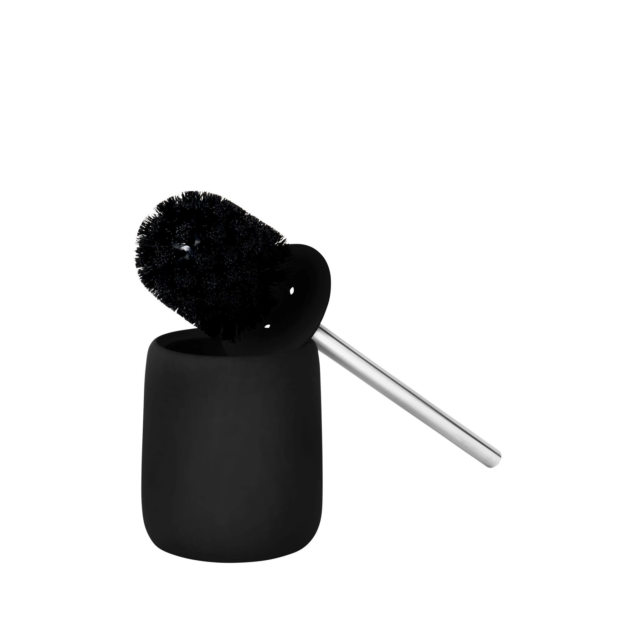 blomus WC-Reinigungsbürste -SONO- Toilettenbürste & Halter, Badaccessoire, WC, Keramik, Soft-Touch, Silikondeckel
