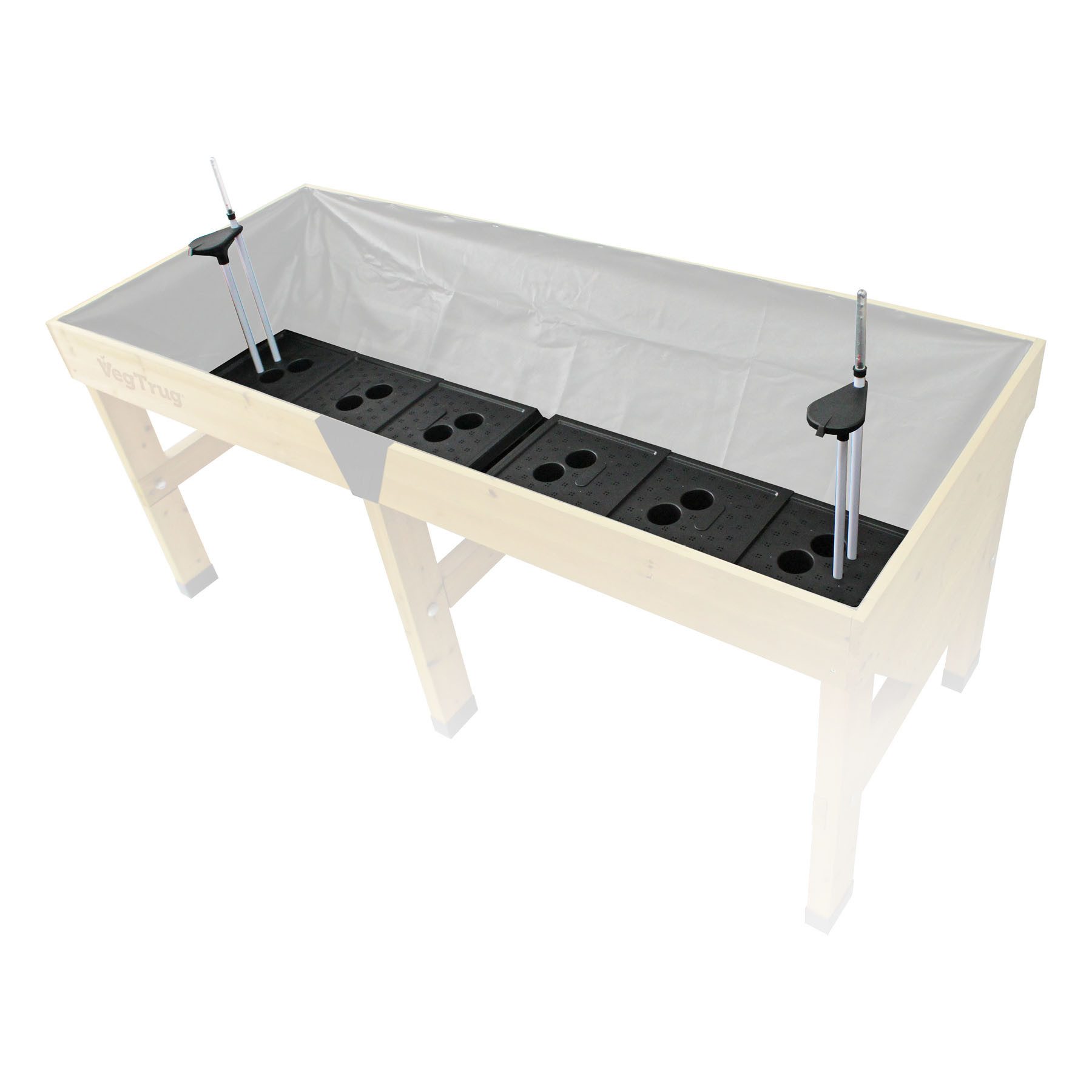 VegTrug Bewässerungssystem VegTrug® Bewässerung für Hochbeet, Selbstbewässerungssystem mit Wasserstandsanzeige