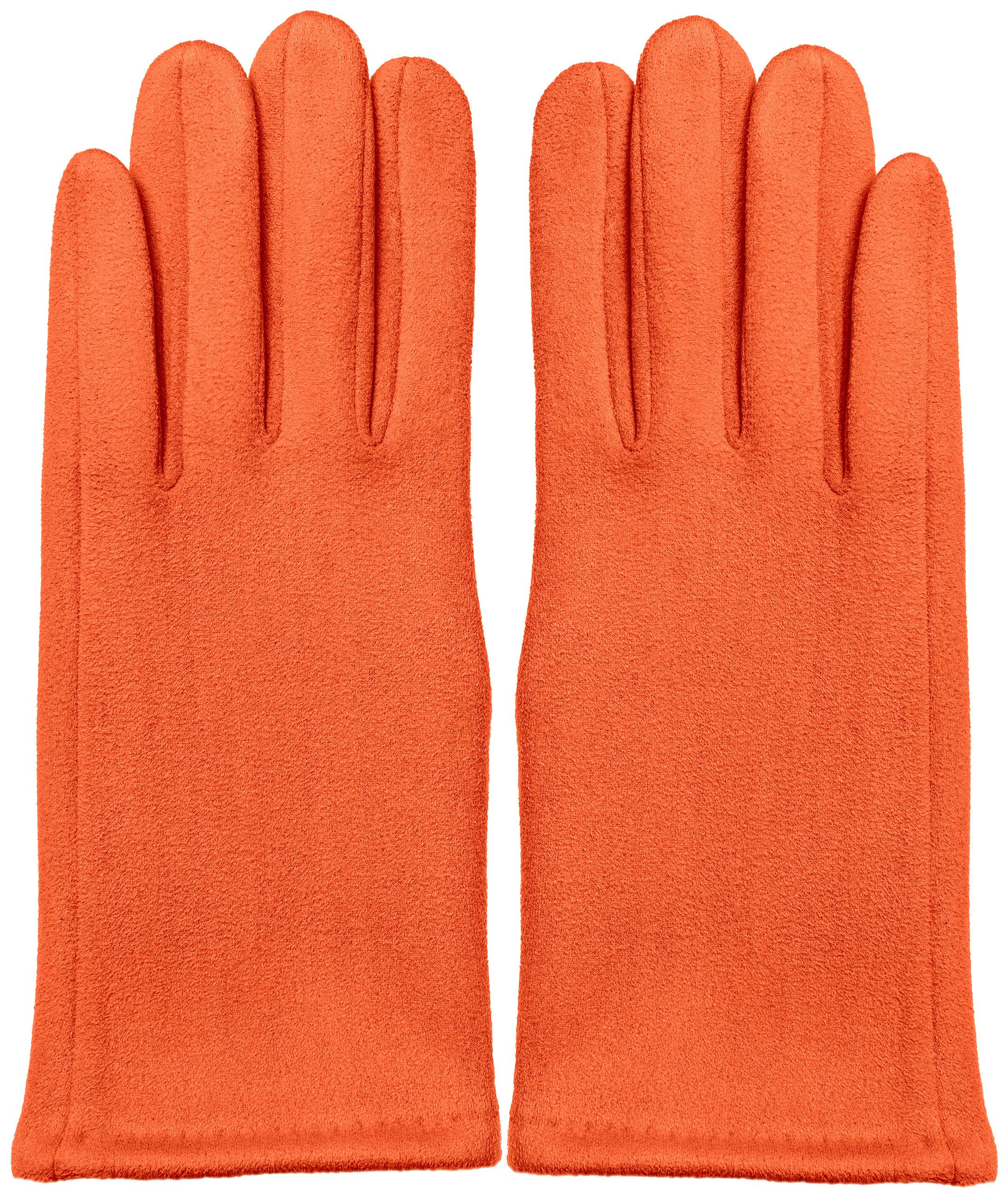 Caspar Strickhandschuhe GLV013 klassisch elegante uni Damen Winter Handschuhe