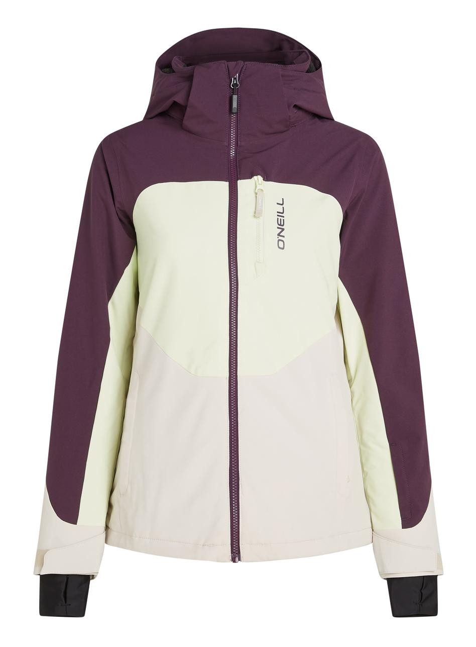 Skijacke CARBONITE SNOW JACKET Aubergine Colour Block