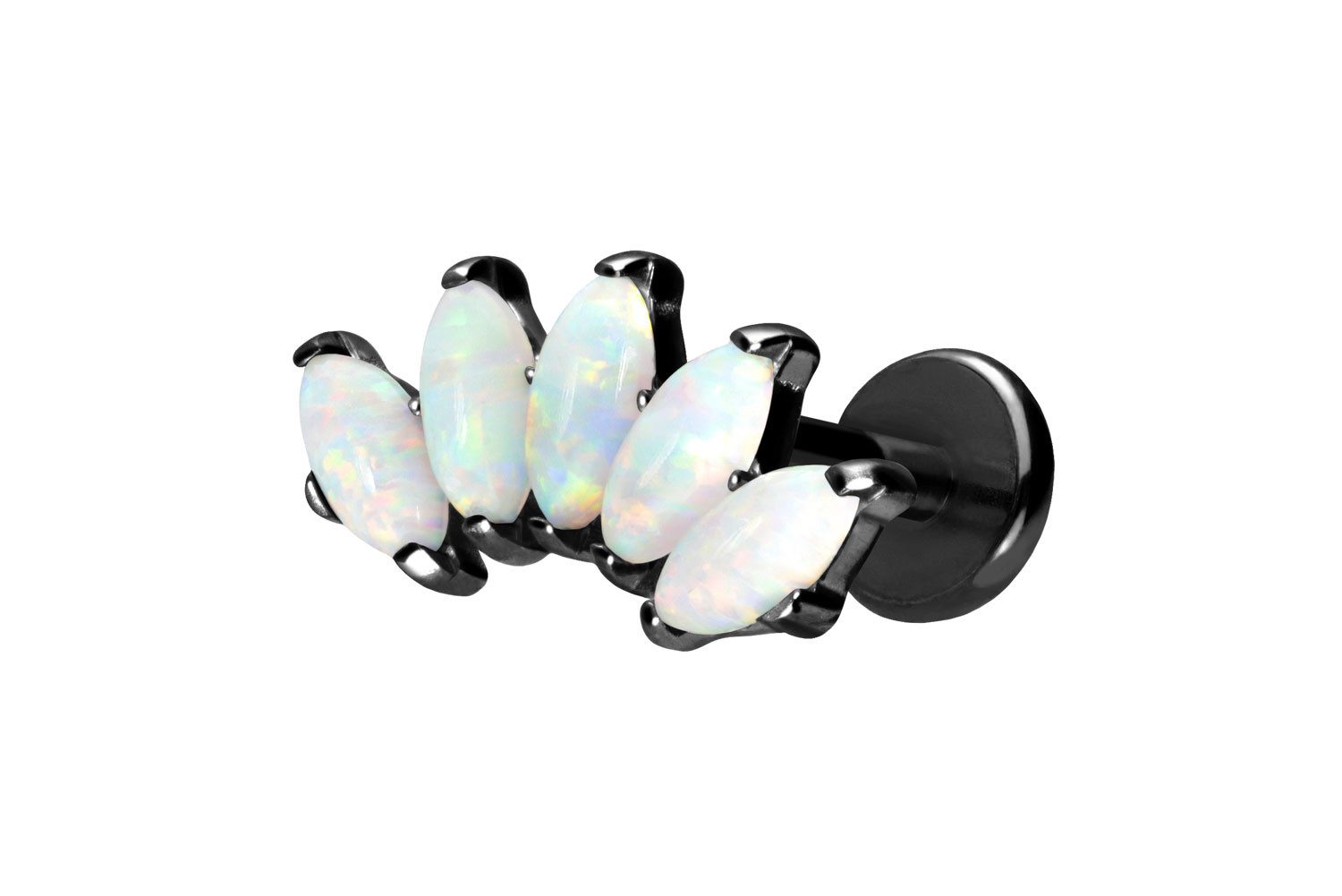 PIERCINGLINE Piercing-Set Titan Labret mit Push günstig online kaufen