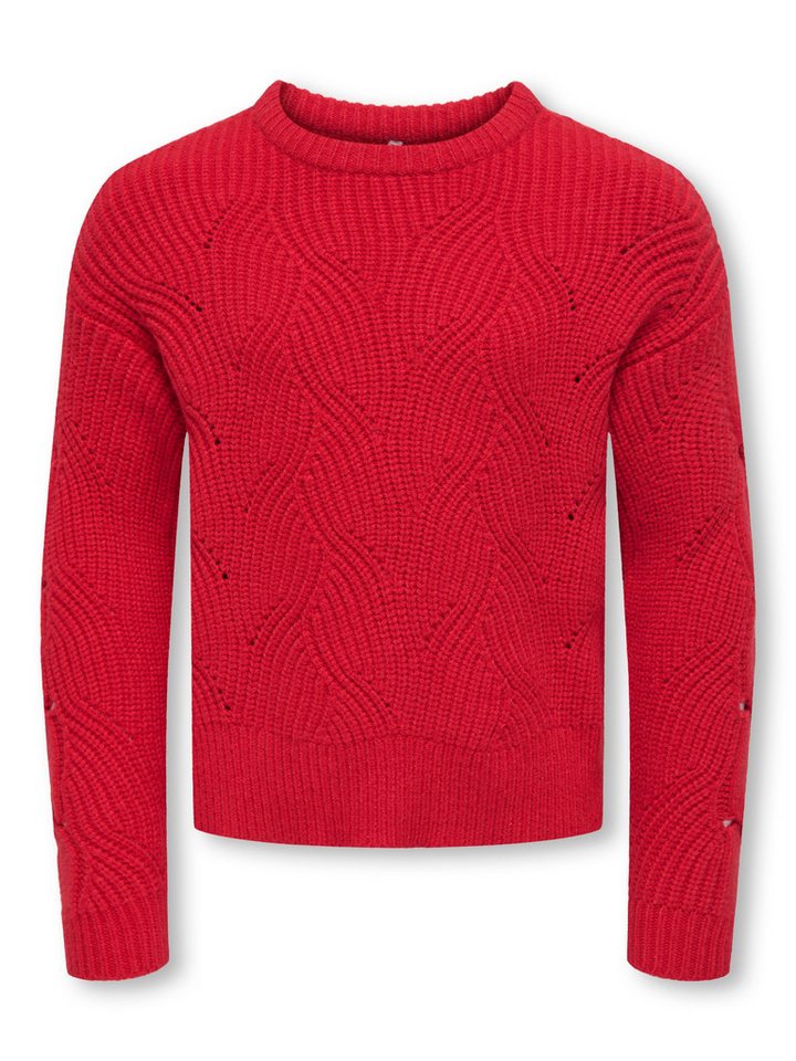 KIDS ONLY Strickpullover KOGKATIA LS STRUCTURE O-NECK CP KNT