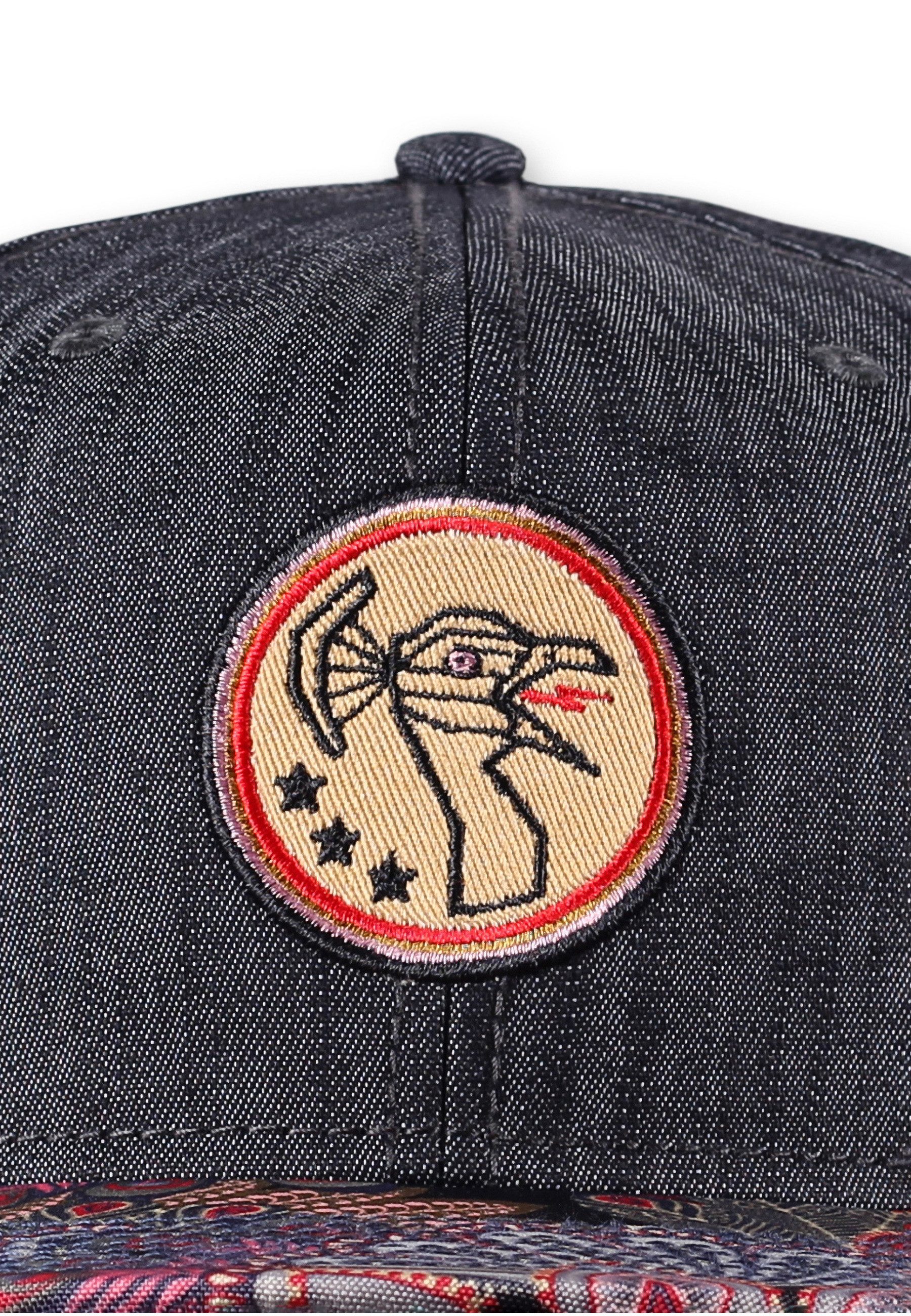 Djinns Snapback Cap Djinns 6 Panel Snapback Cap Peacock Linen Rev.