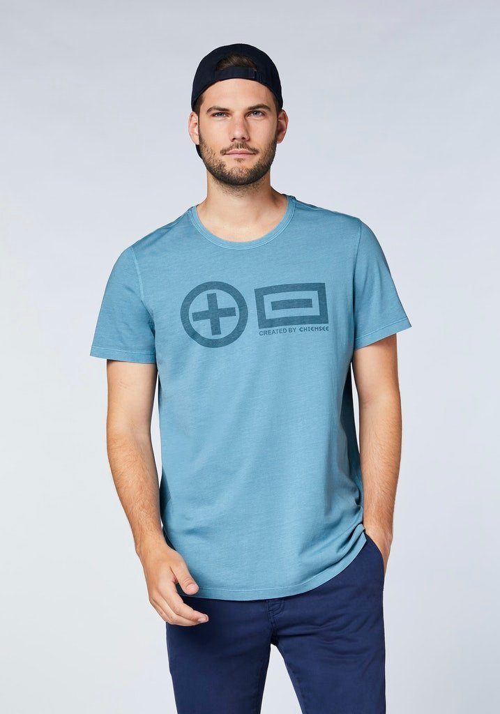 Chiemsee T-Shirt Men T-Shirt, Blue Regular Stone Fit (1-tlg)