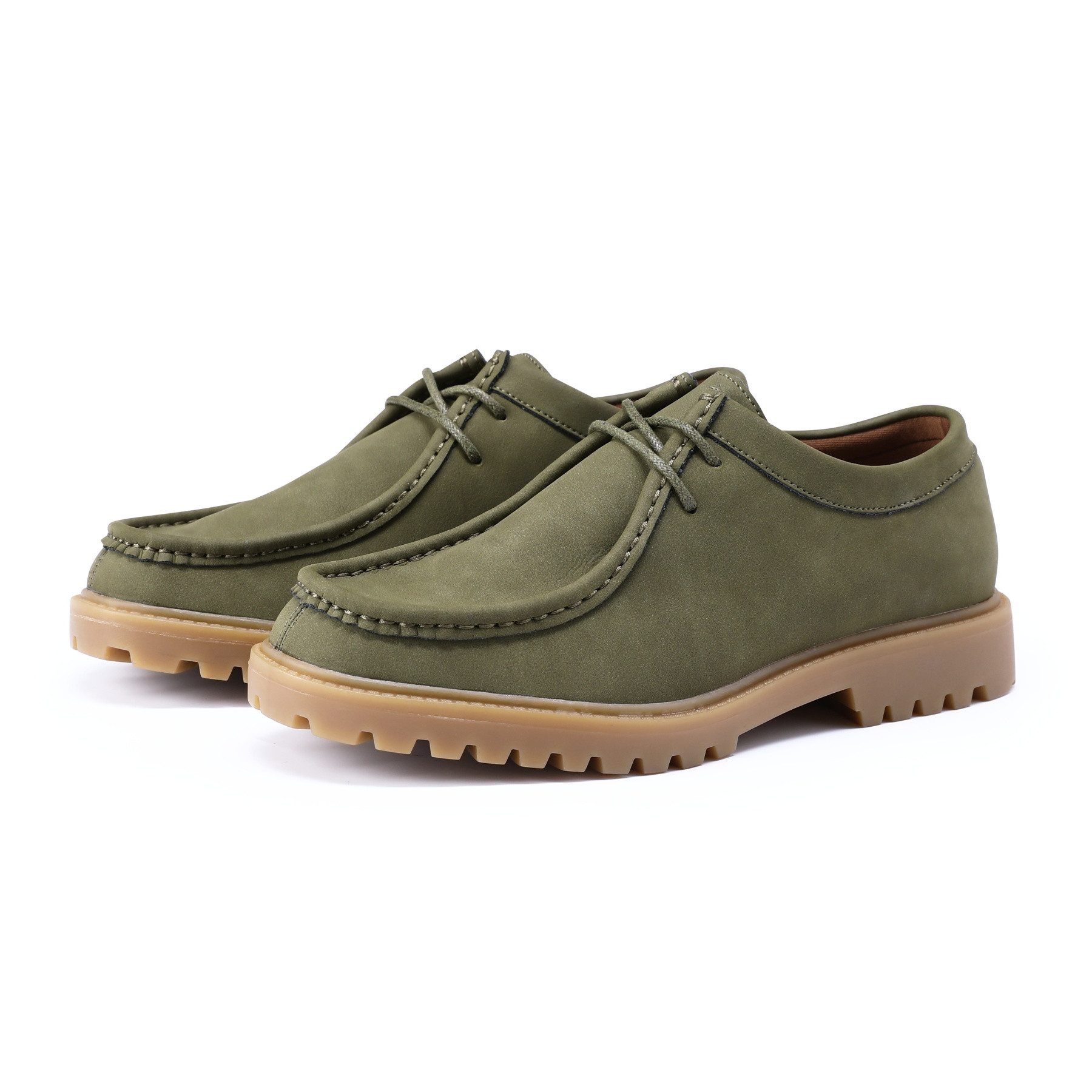Allthemen Schnürschuh Herren casual Halbschuh in einfaches Aussehen Lederschuhe