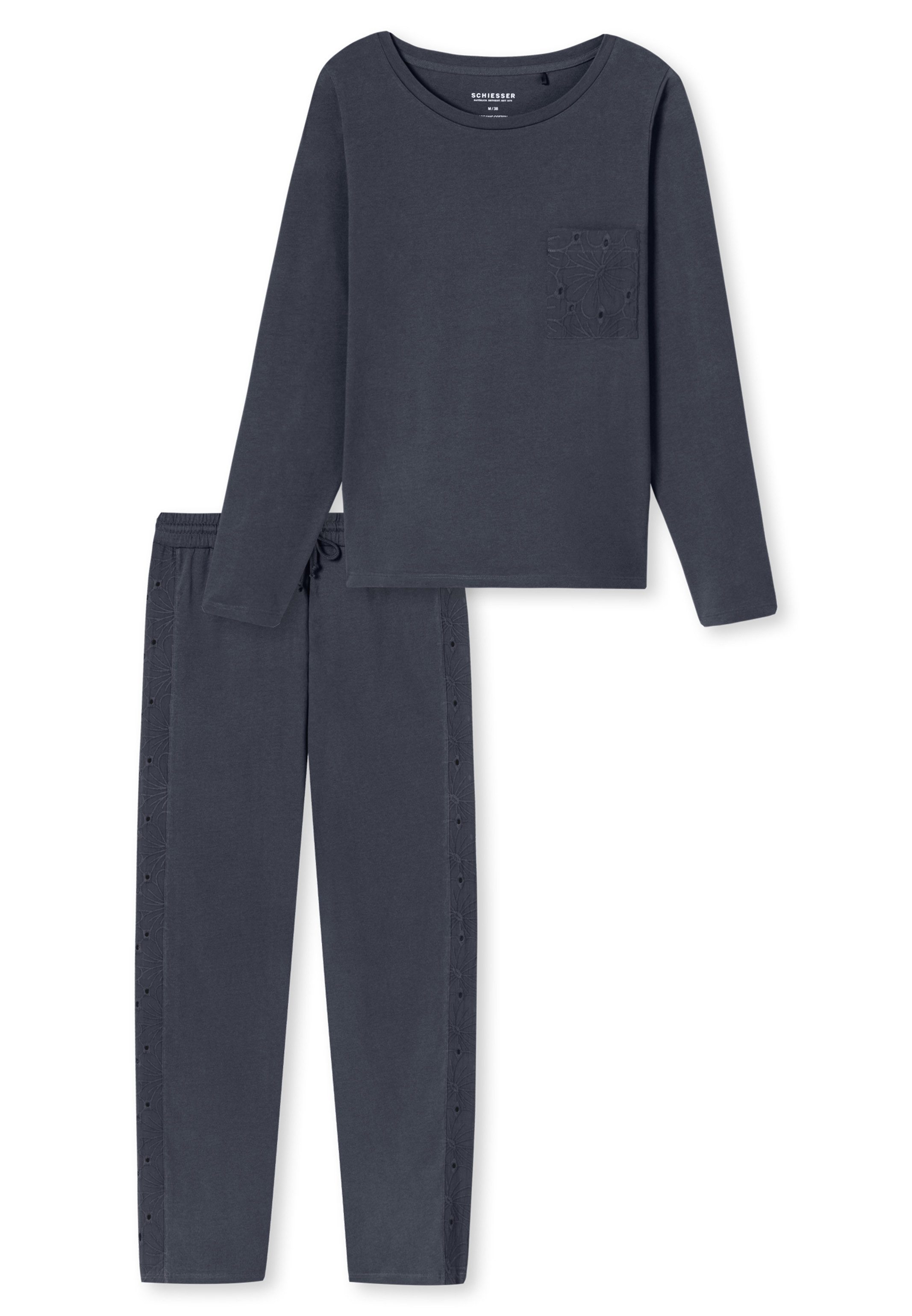 Schiesser Pyjama Casual Nightwear (Set, 2 günstig online kaufen