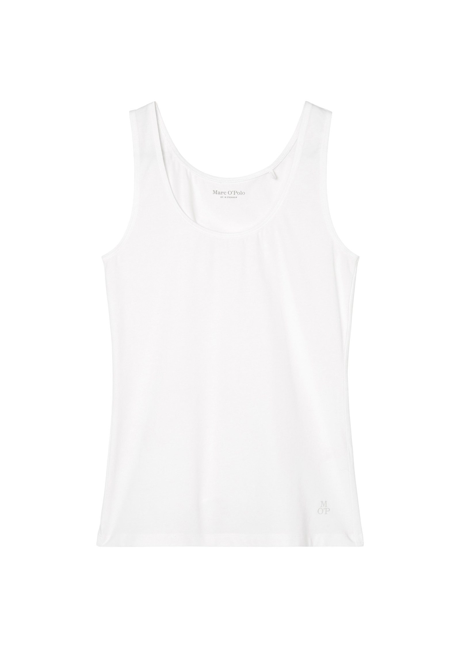 Marc O'Polo Tanktop Essentials mit kleinem Logo am Saum günstig online kaufen