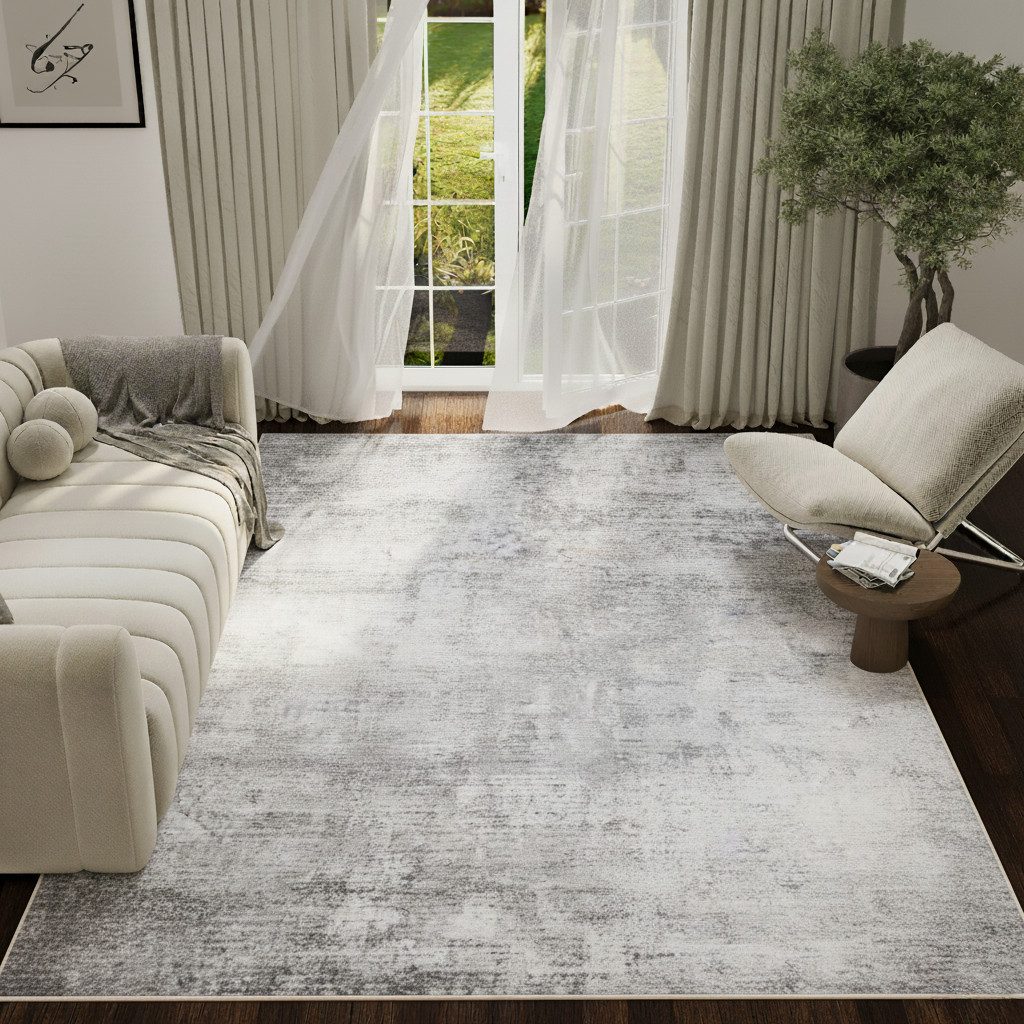 Tapiso Designteppich ASH, rechteckig, Höhe: 8 mm, Rutschfest, pflegeleicht, günstig online kaufen
