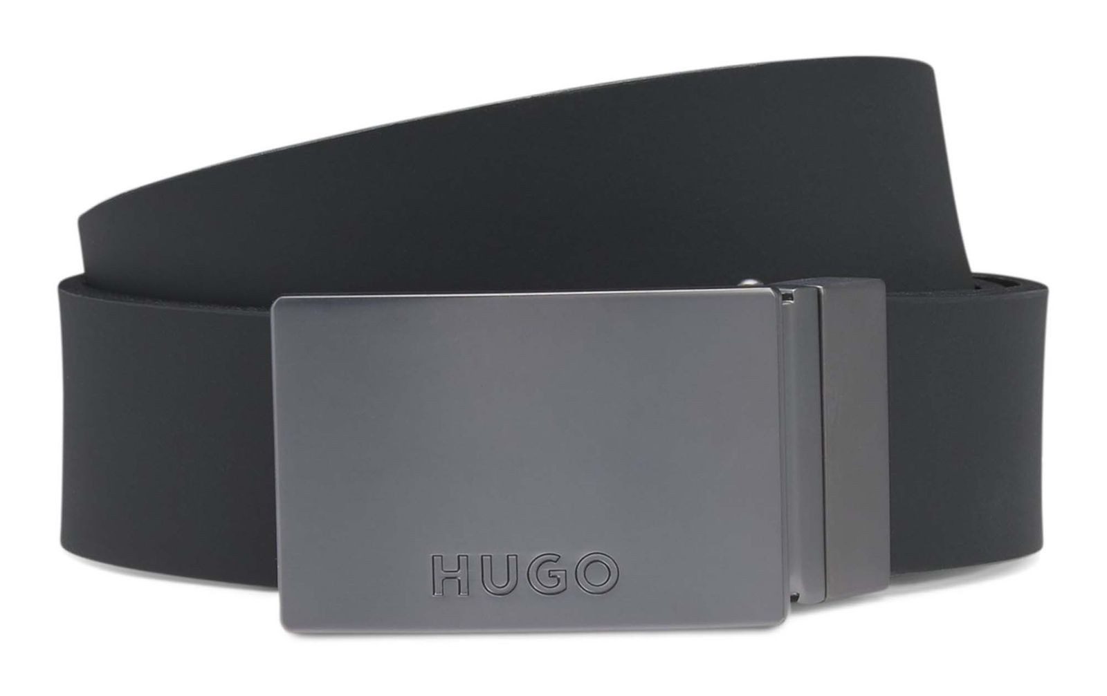 HUGO Synthetikgürtel Giffin-Gm Gb35 Leather Belt aus echtem Rindsleder günstig online kaufen