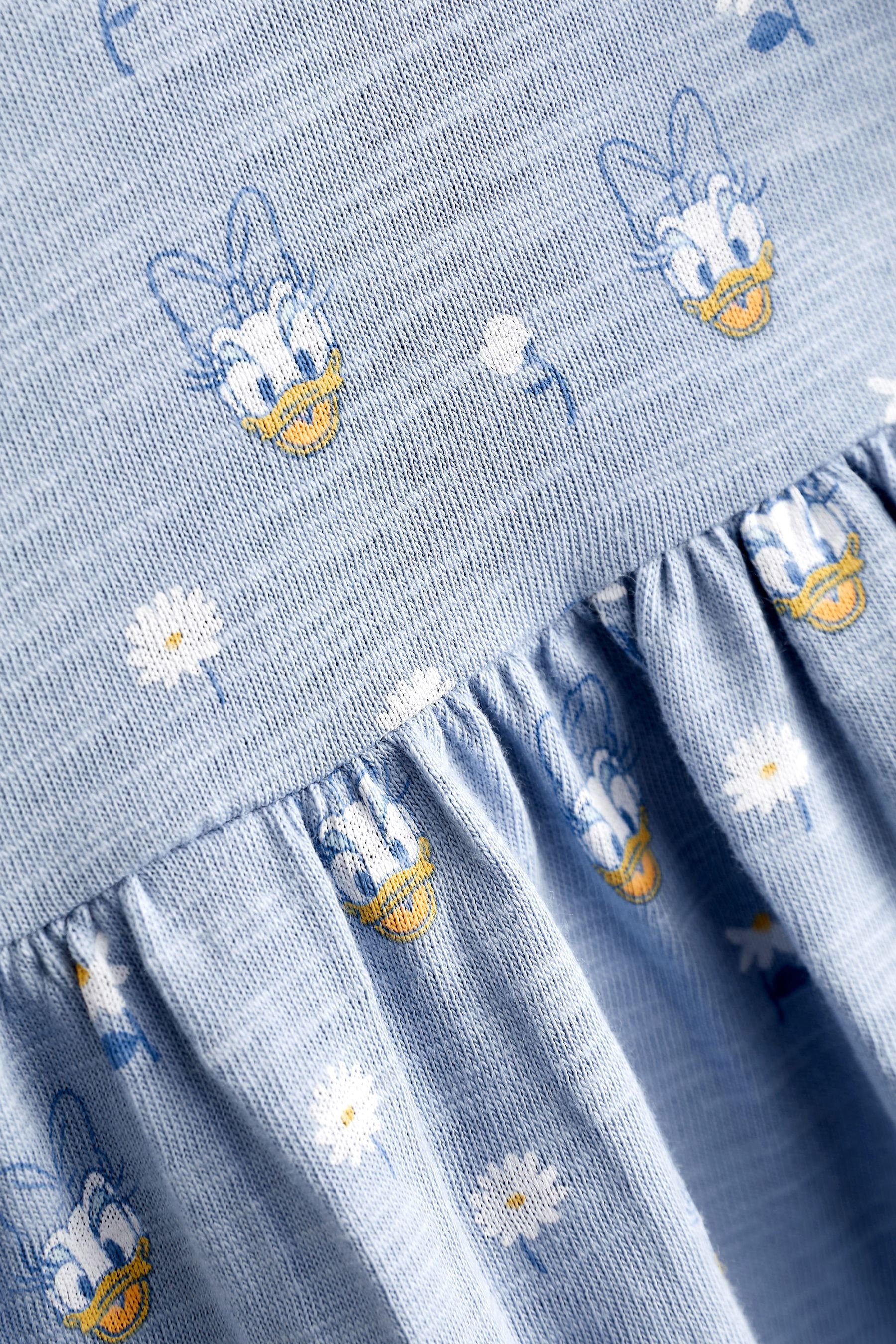 (1-tlg) Sweatkleid Duck Jersey-Kleid Kurzärmliges Blue Next Daisy
