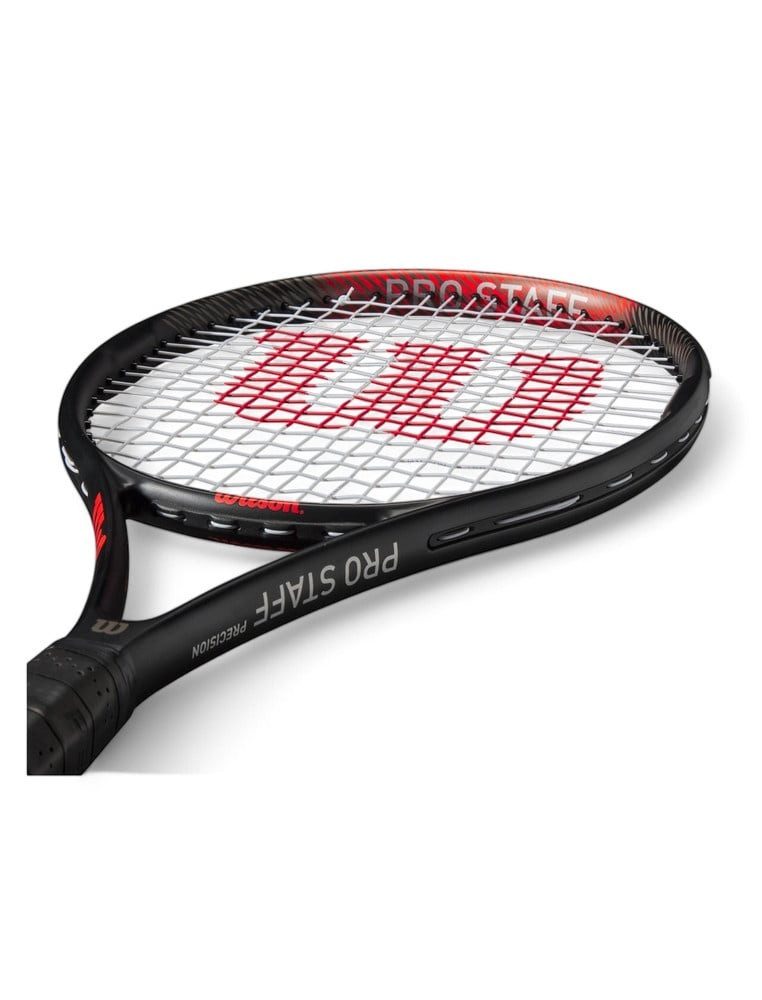 Wilson Tennisschläger Pro Staff Precision 103in/269g/Freizeit 2025 schwarz - besaitet