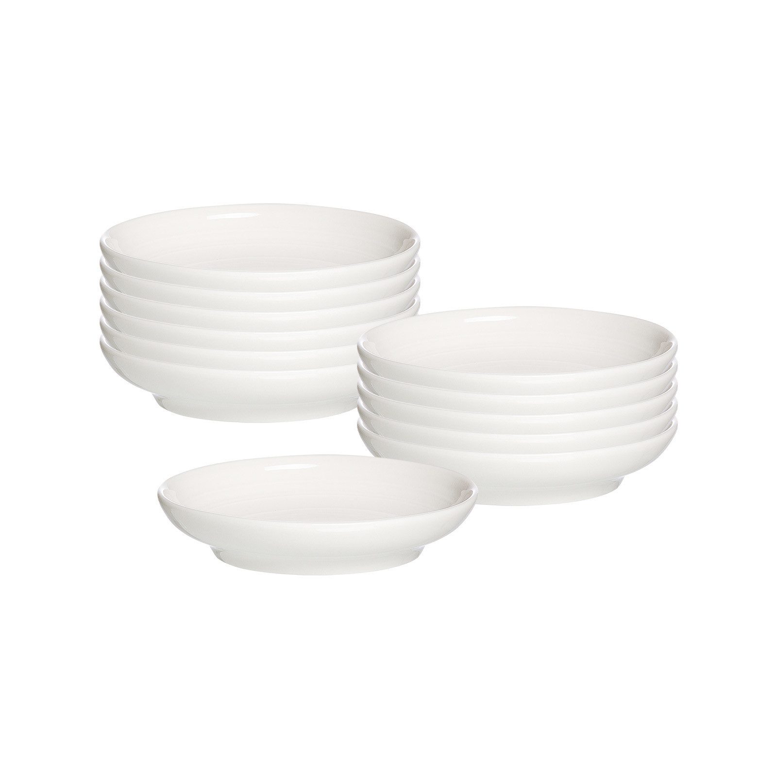 Ritzenhoff & Breker Brotteller Levi Beilagenteller Ø 10 cm 12er Set, (12 St)
